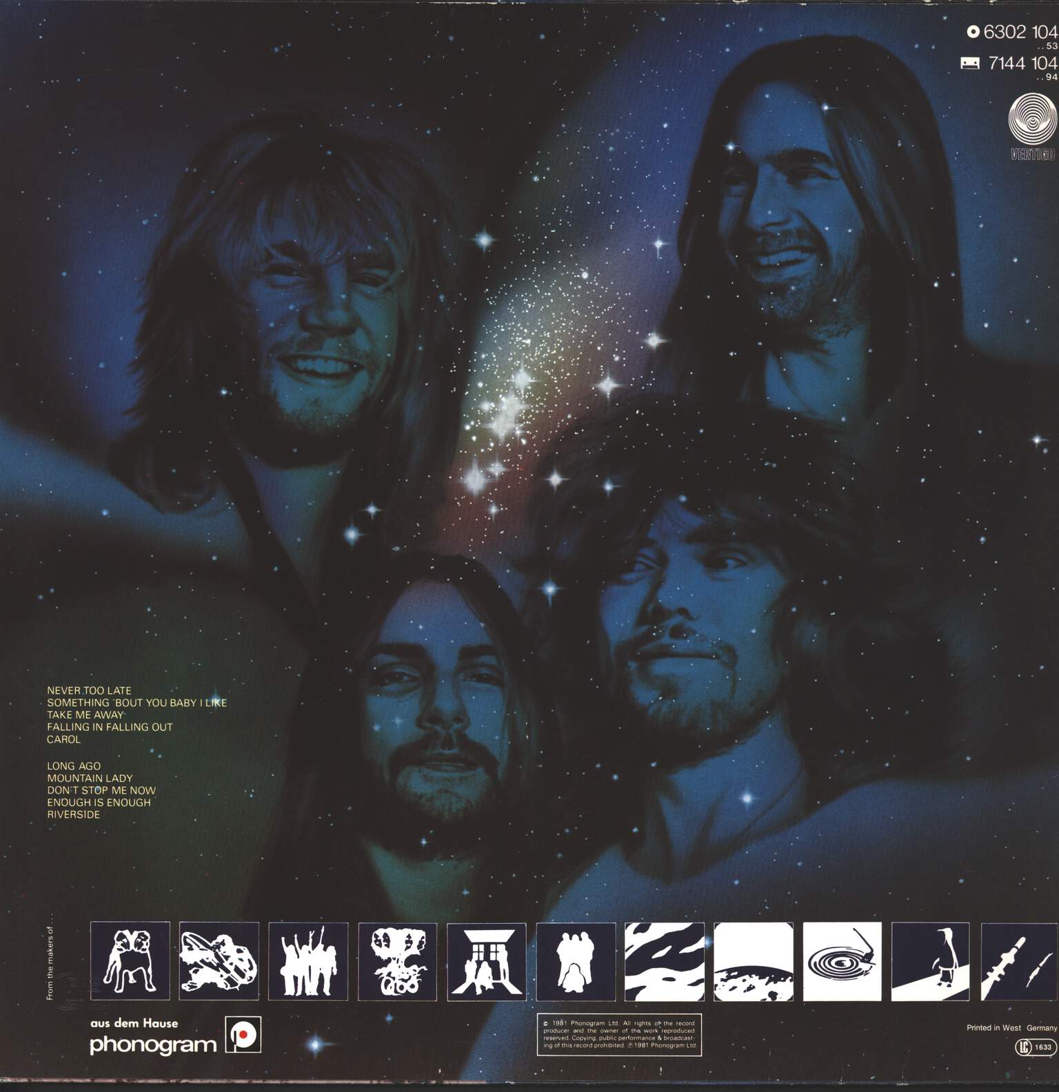 Status Quo: Never Too Late, LP (Vinyl)