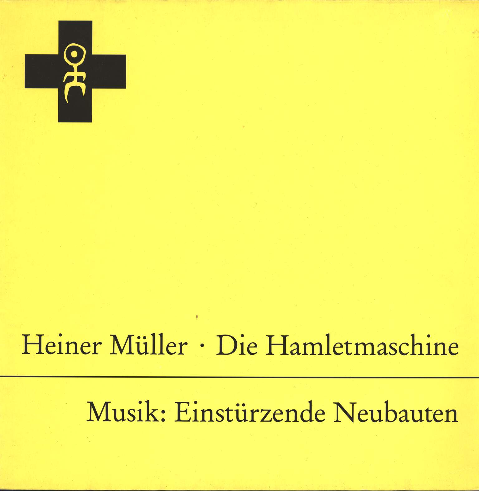 Heiner Müller: Die Hamletmaschine, LP (Vinyl)
