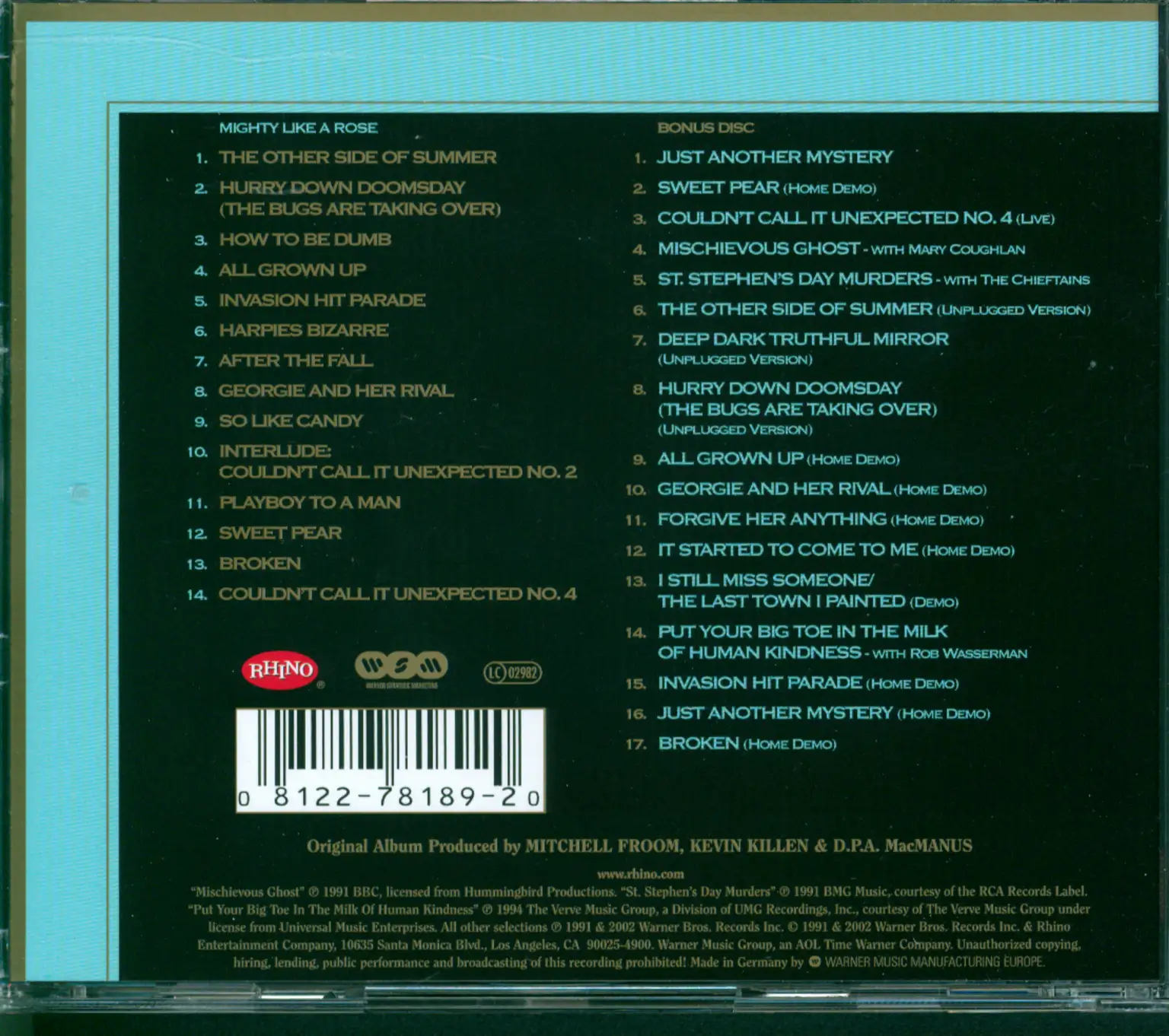 Elvis Costello: Mighty Like A Rose, 2×CD