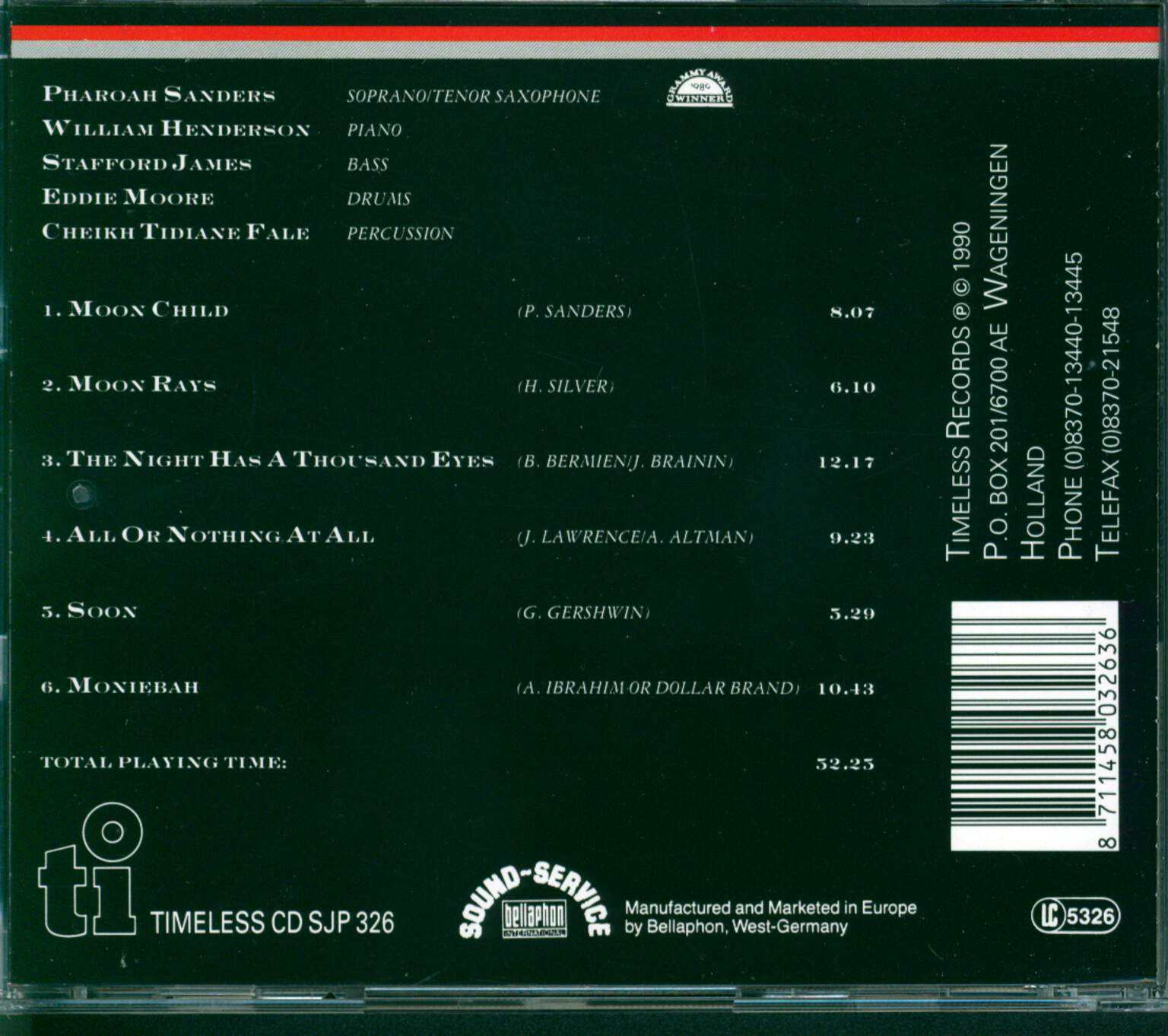 Pharoah Sanders: Moon Child, CD