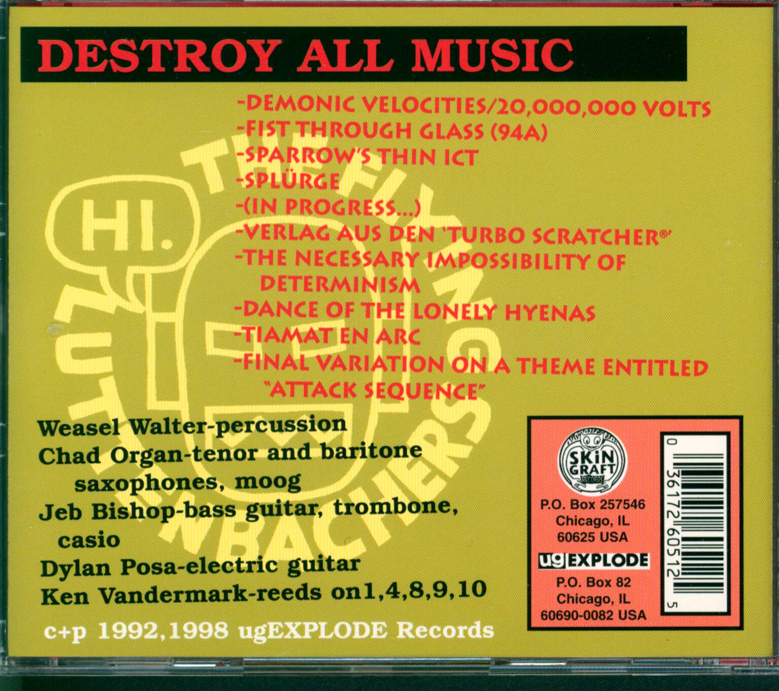The Flying Luttenbachers: Destroy All Music, CD