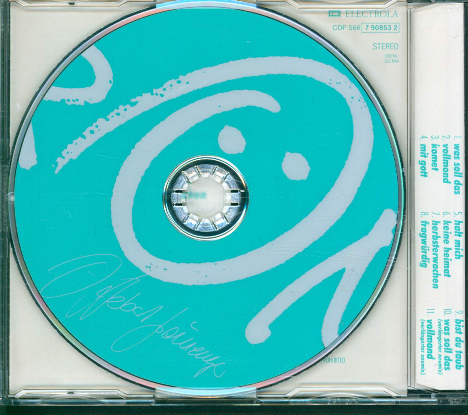 Herbert Grönemeyer: Ö, CD