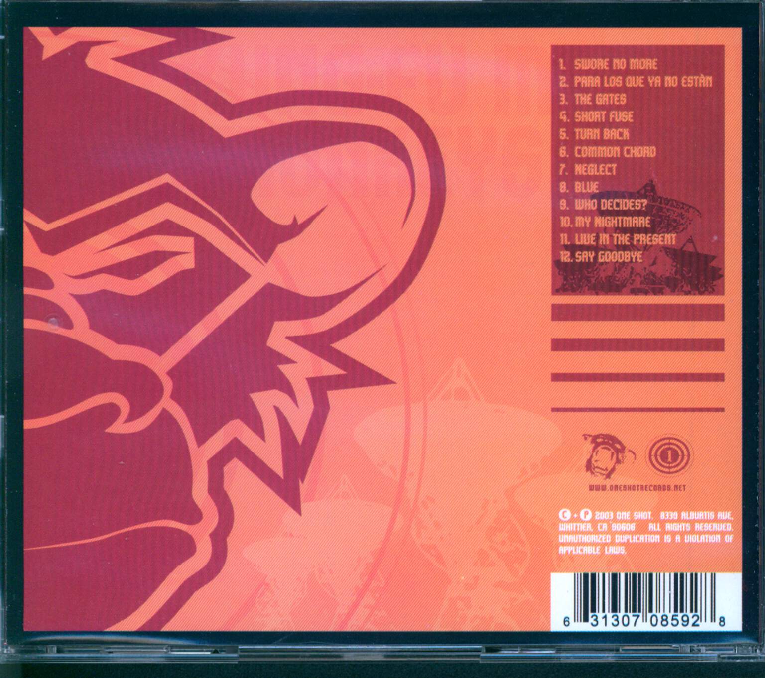 Los Kung Fu Monkeys: End Transmission, CD