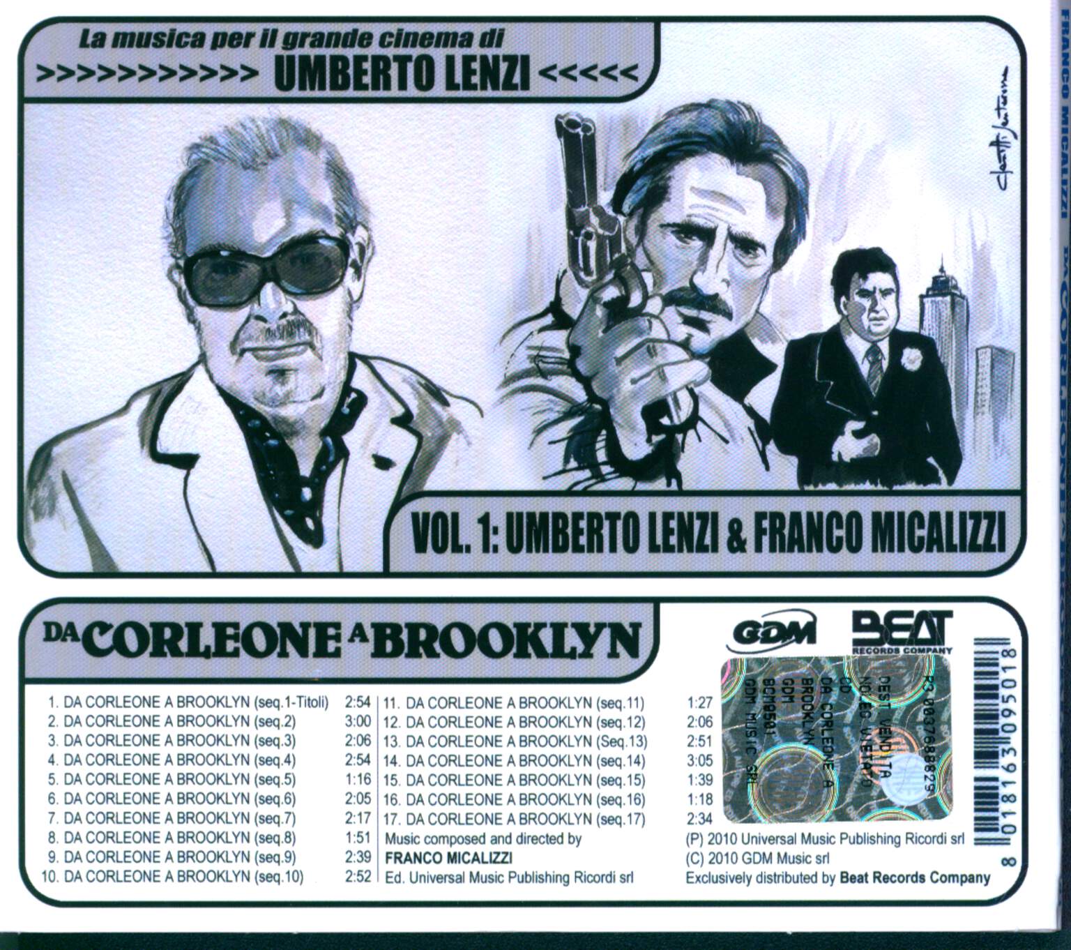 Franco Micalizzi: Da Corleone A Brooklyn (Original Soundtrack In Full Stereo), CD
