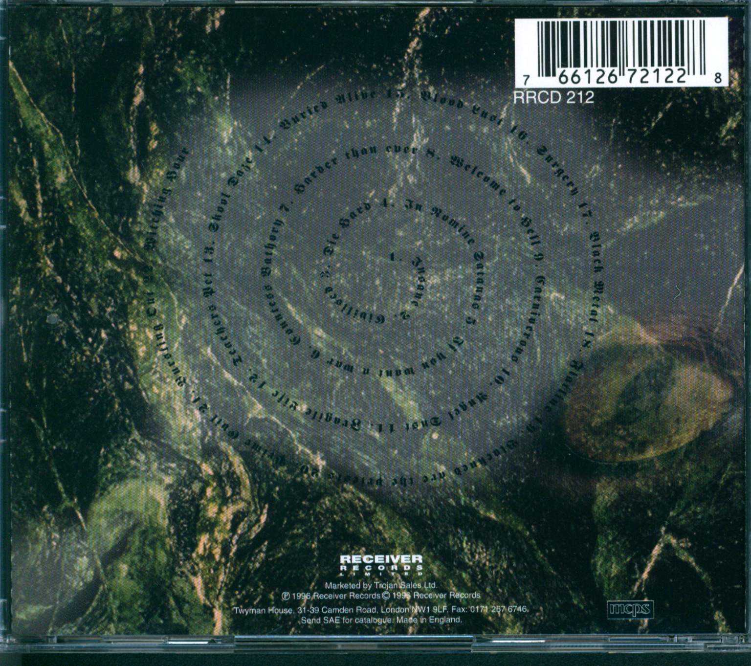 Venom: Black Reign, CD