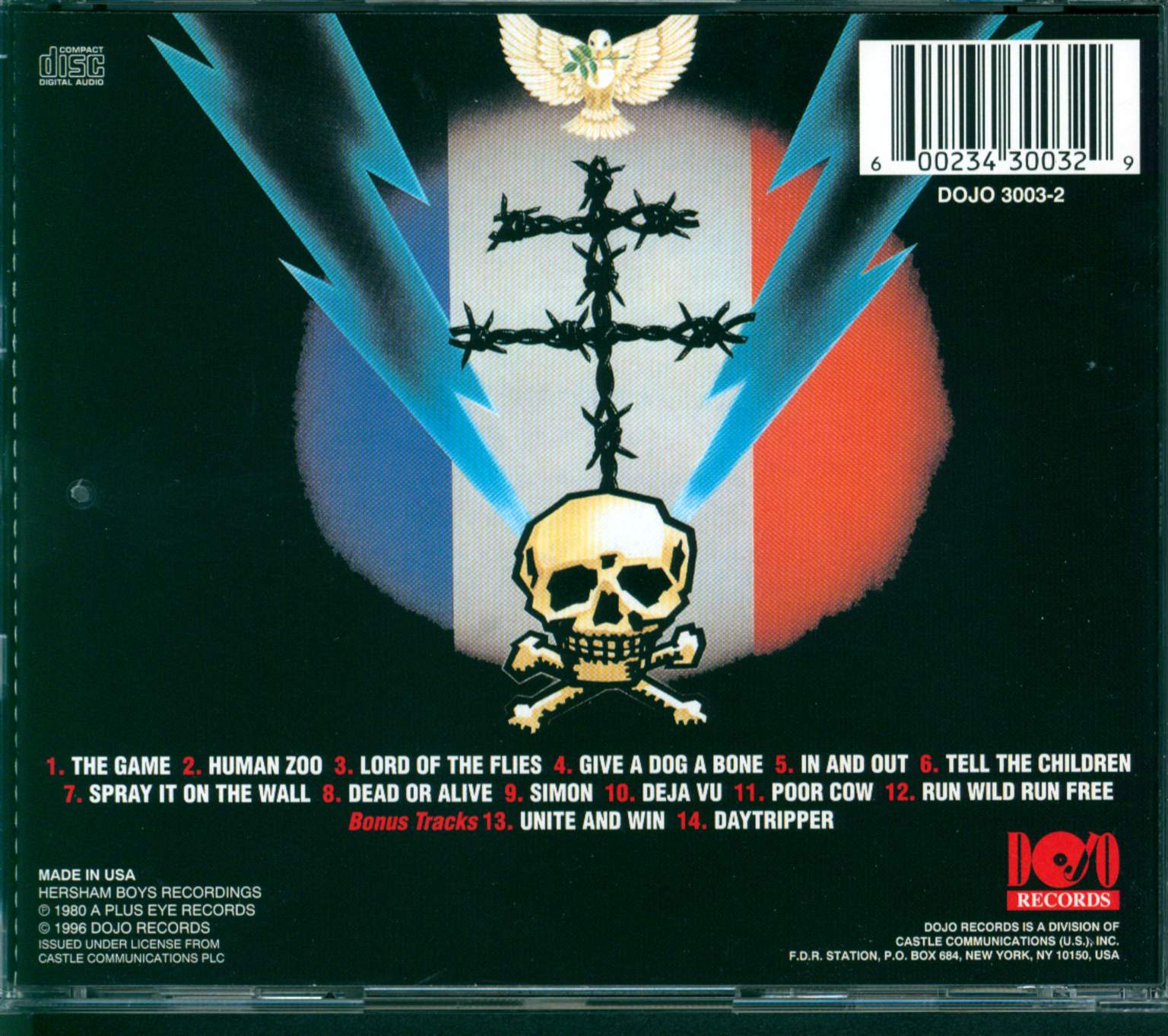 Sham 69: The Game, CD