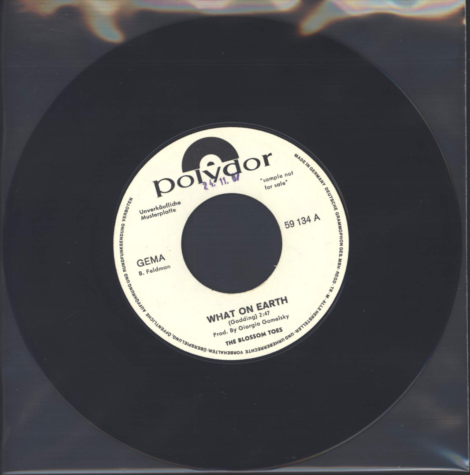 Blossom Toes: What On Earth, 7" Single (Vinyl)
