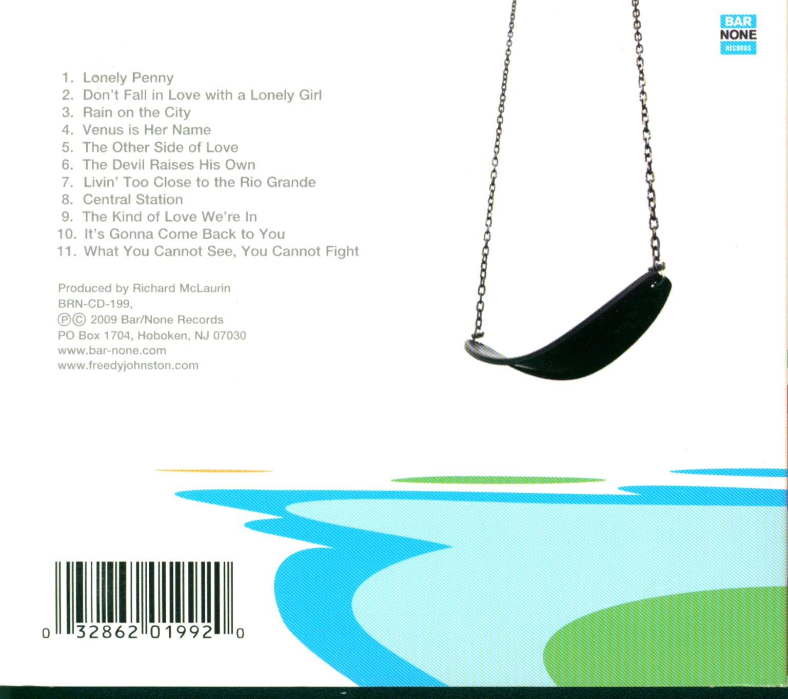 Freedy Johnston: Rain On The City, CD