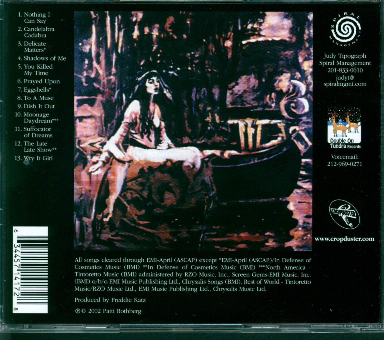 Patti Rothberg: Candelabra Cadabra, CD