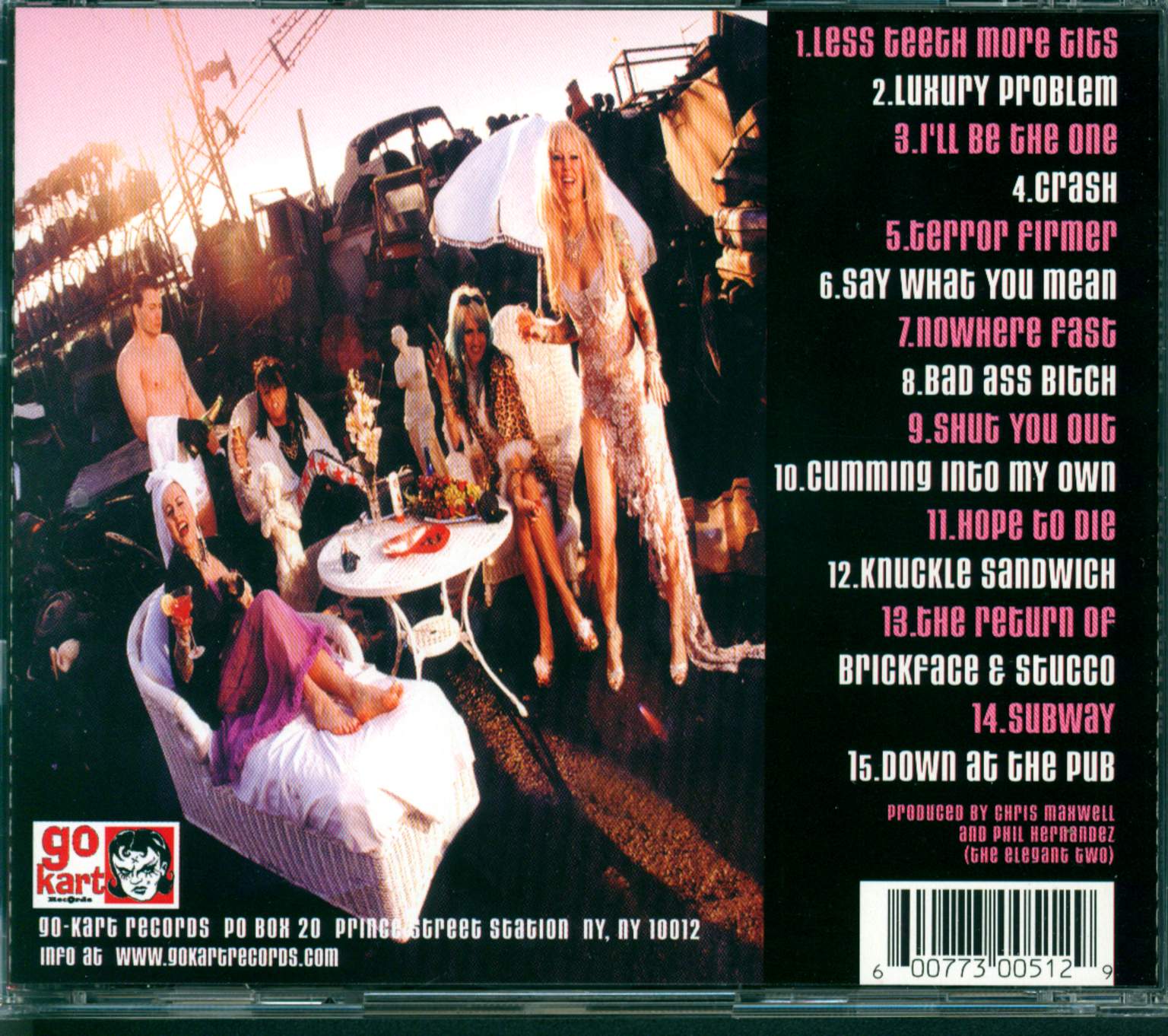 Lunachicks: Luxury Problem, CD