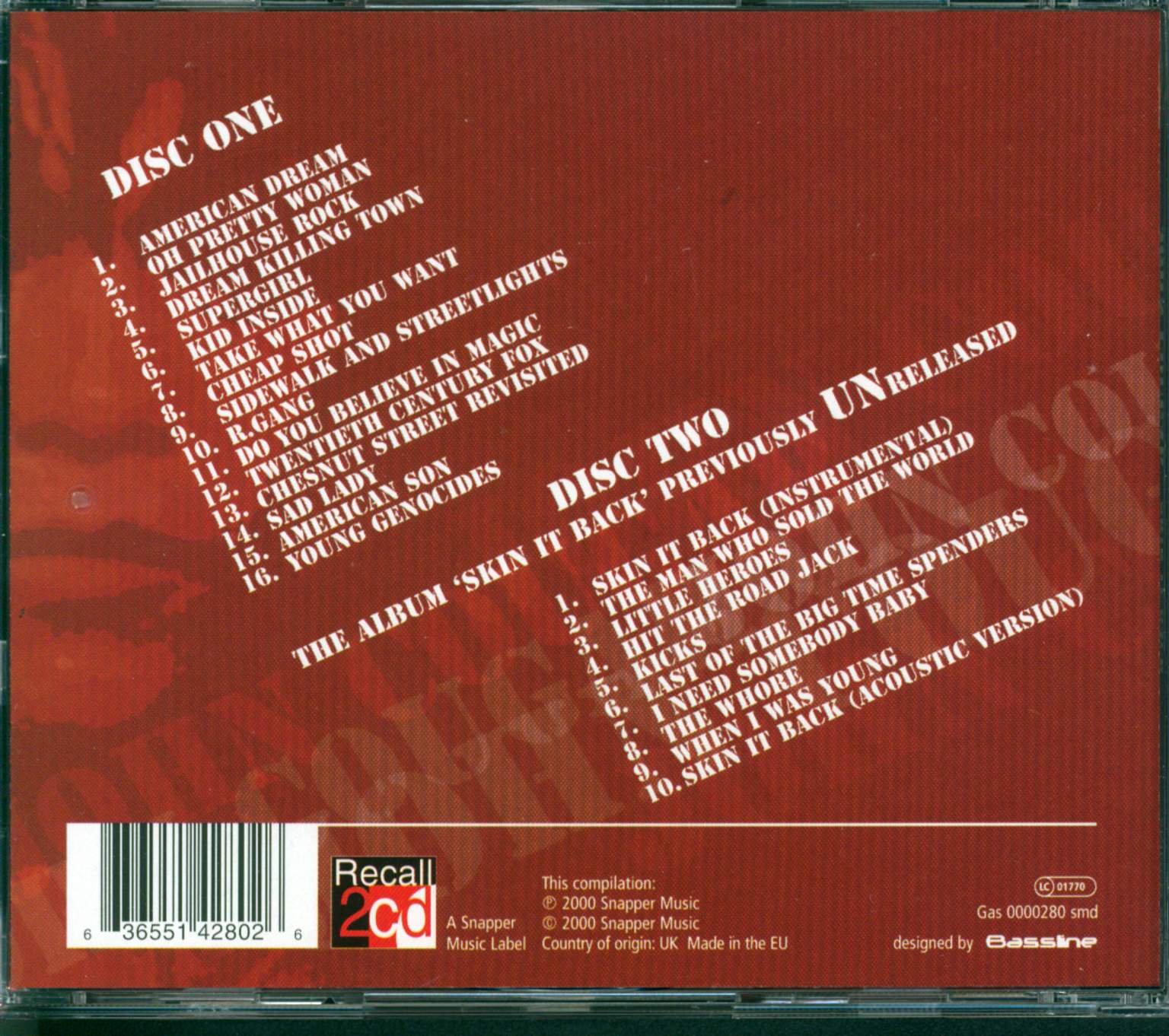 John Cougar Mellencamp: Skin It Back, 2×CD