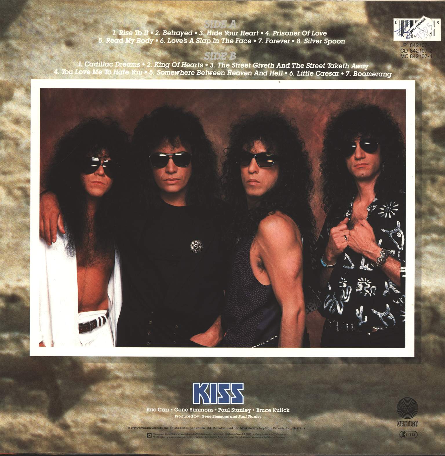 Kiss: Hot In The Shade, LP (Vinyl)