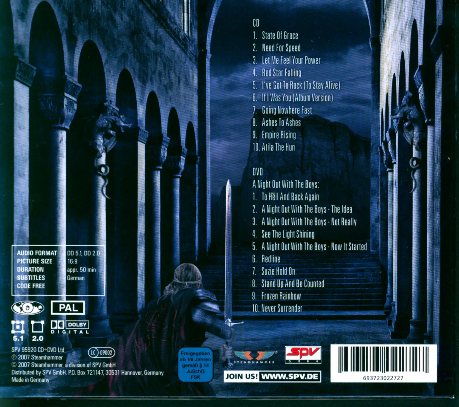 Saxon: The Inner Sanctum, CD