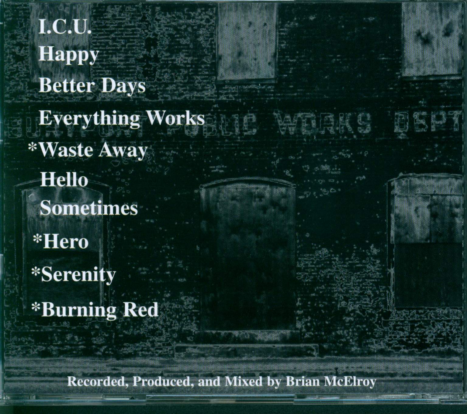 Coppertree: Everything And Nothing, CD