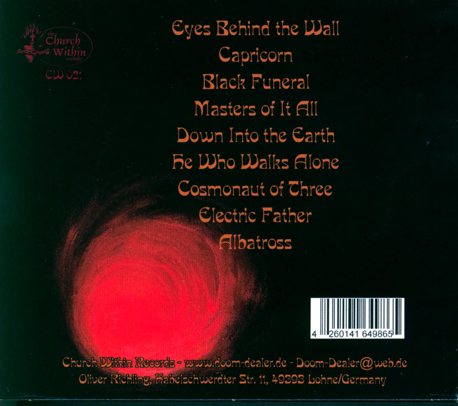 Orchid: Capricorn, CD