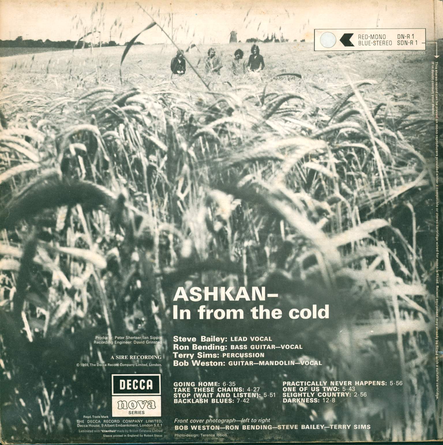 Ashkan: In From The Cold, LP (Vinyl)