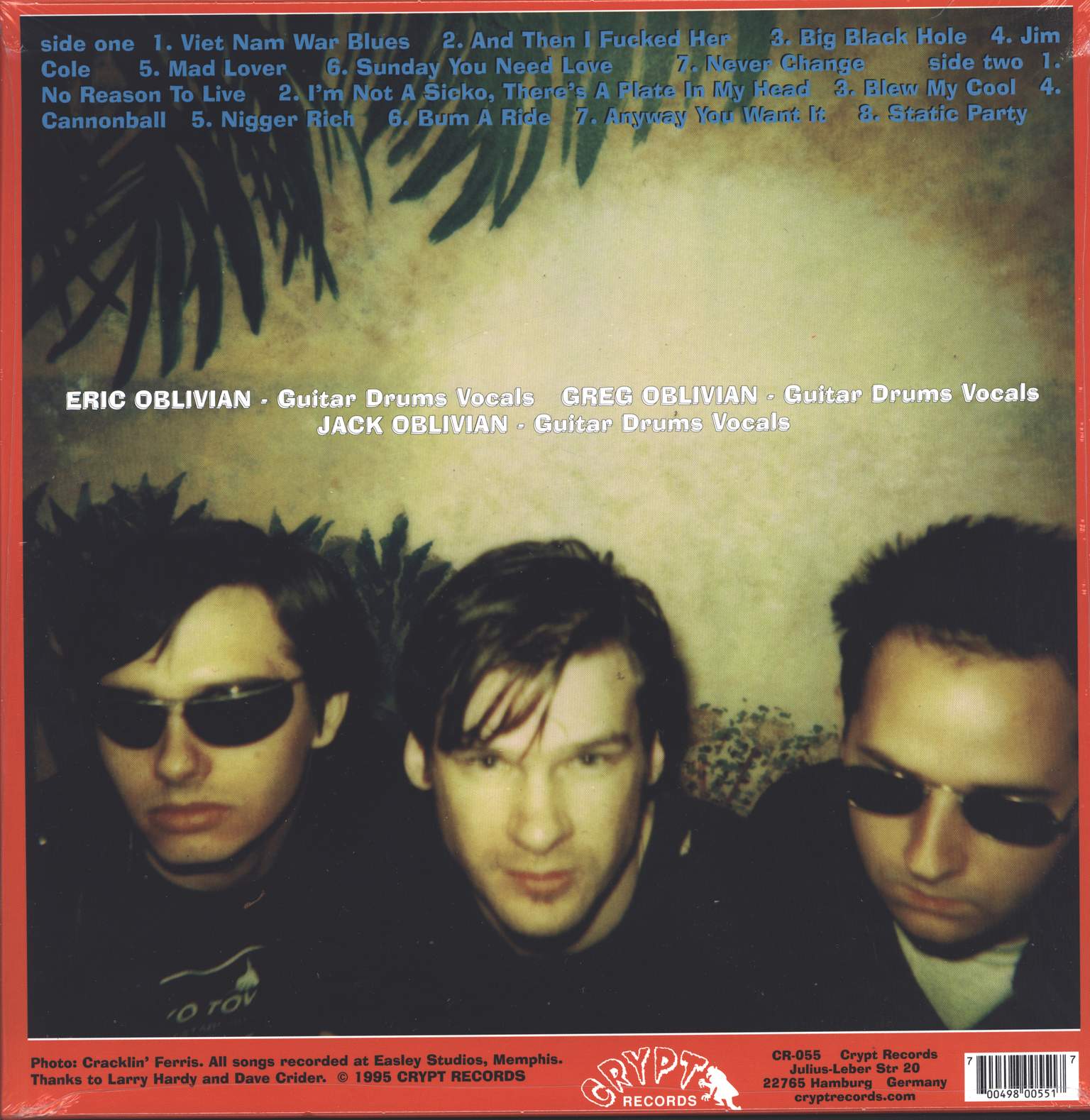 Oblivians: Soul Food, LP (Vinyl)