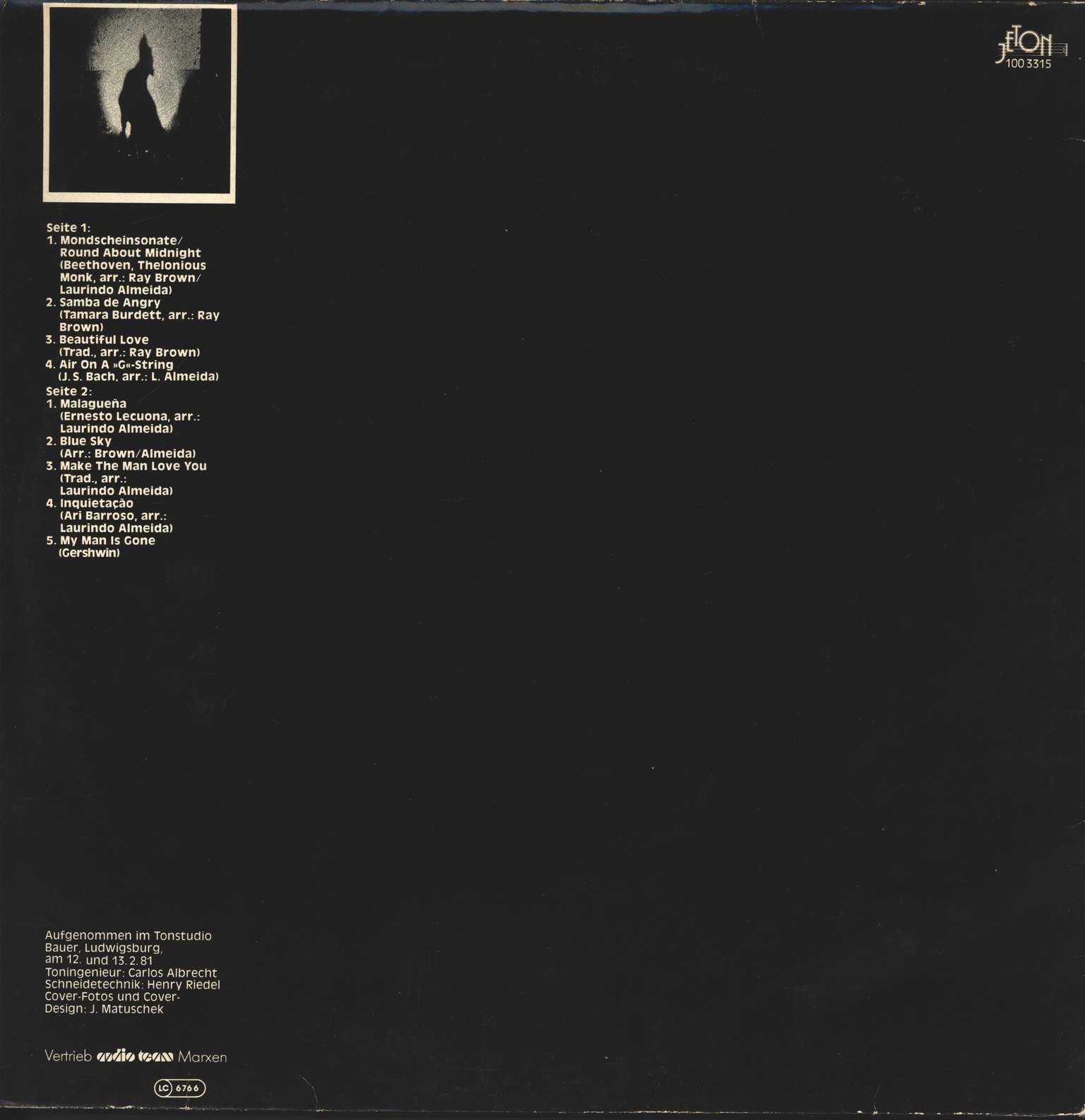 Ray Brown: Moonlight Serenade, LP (Vinyl)