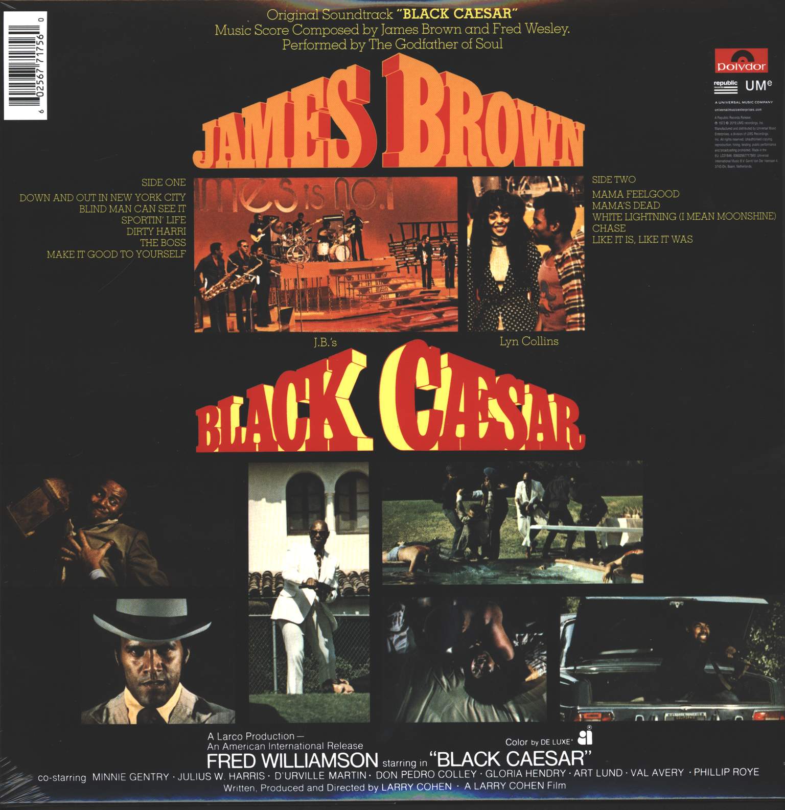 James Brown: Black Caesar, LP (Vinyl)