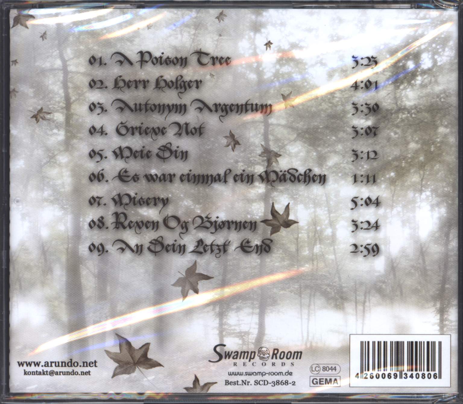 Arundo: Coram Publico, CD
