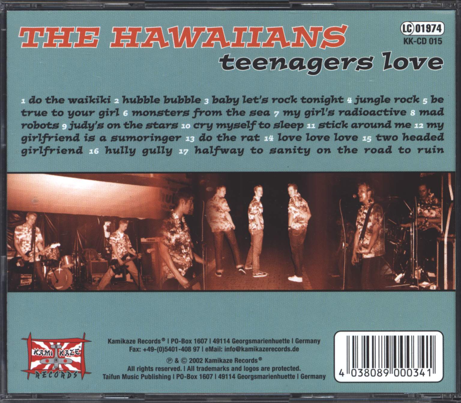 The Hawaiians: Teenagers Love, CD
