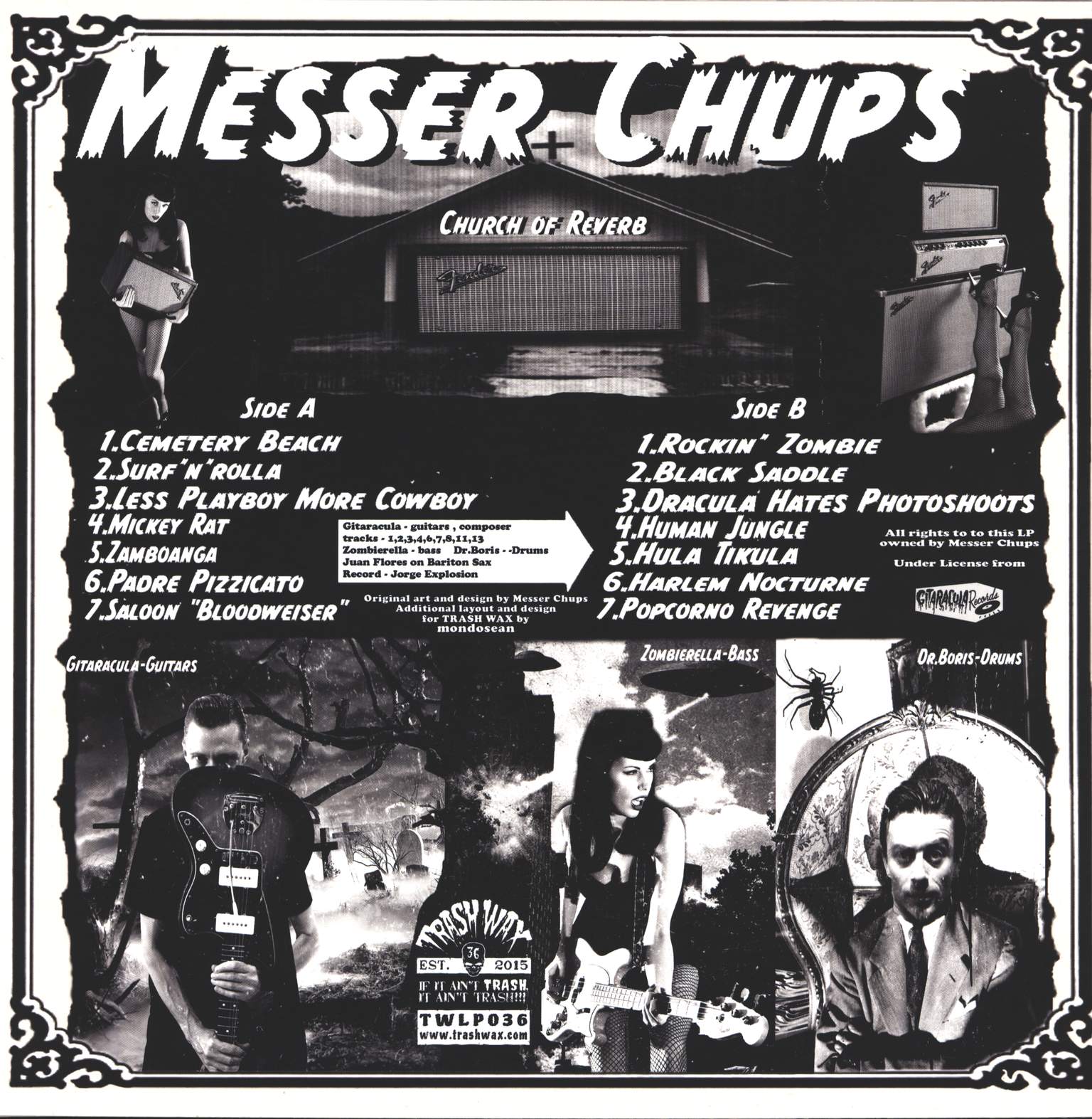 Messer Chups: Church Of Reverb, LP (Vinyl)