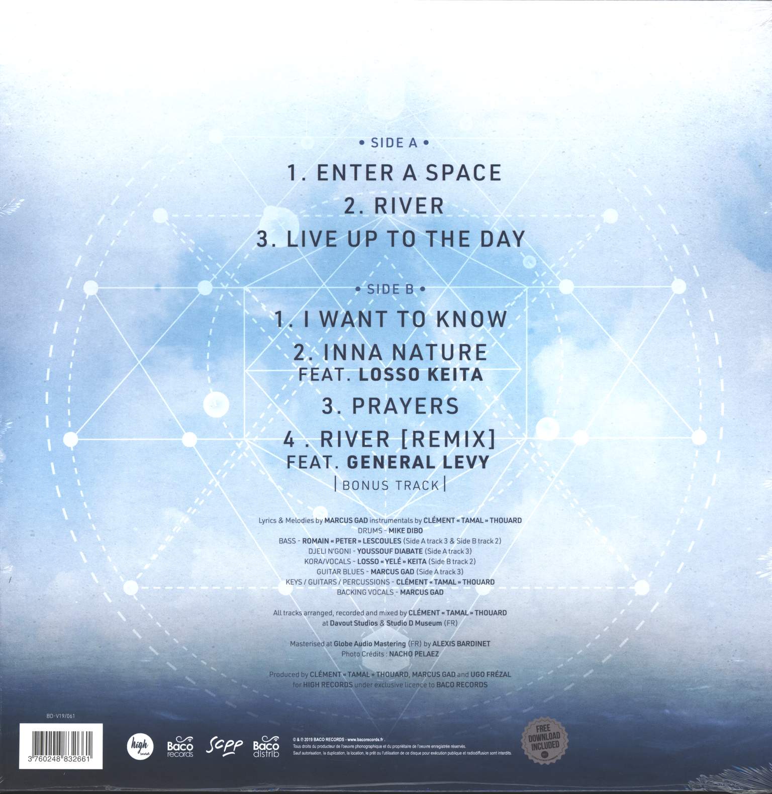 Marcus Gad: Enter A Space, 12" Maxi Single (Vinyl)