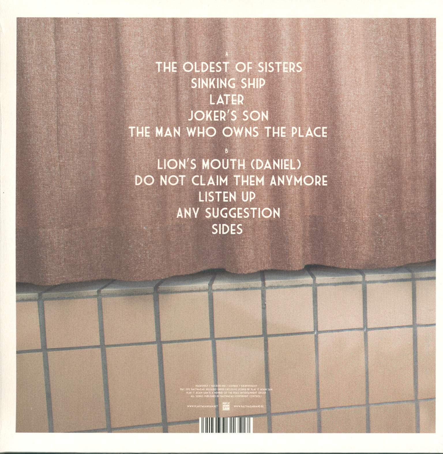 Balthazar: Rats, LP (Vinyl)