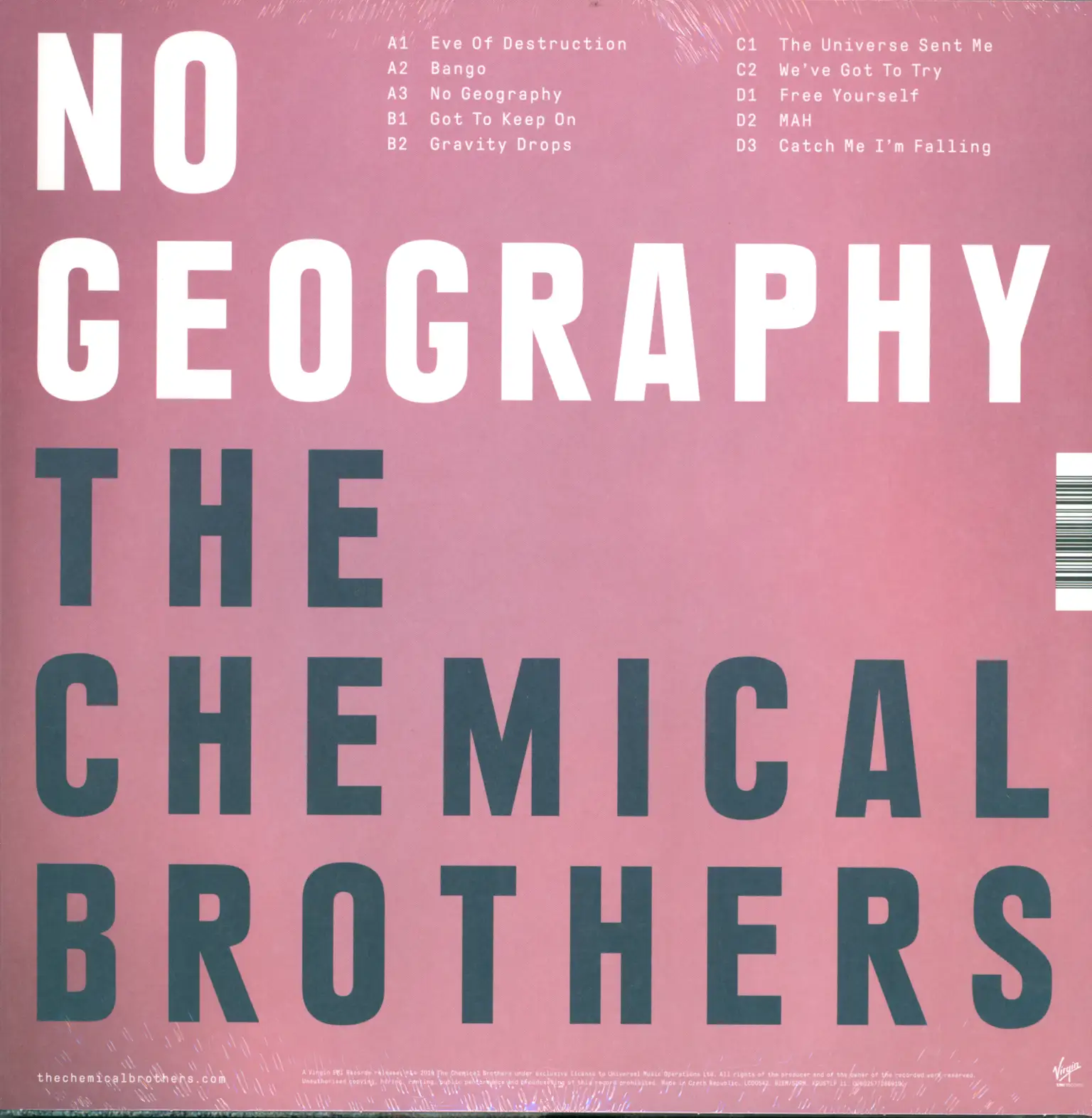 The Chemical Brothers: No Geography, 2×LP (Vinyl)