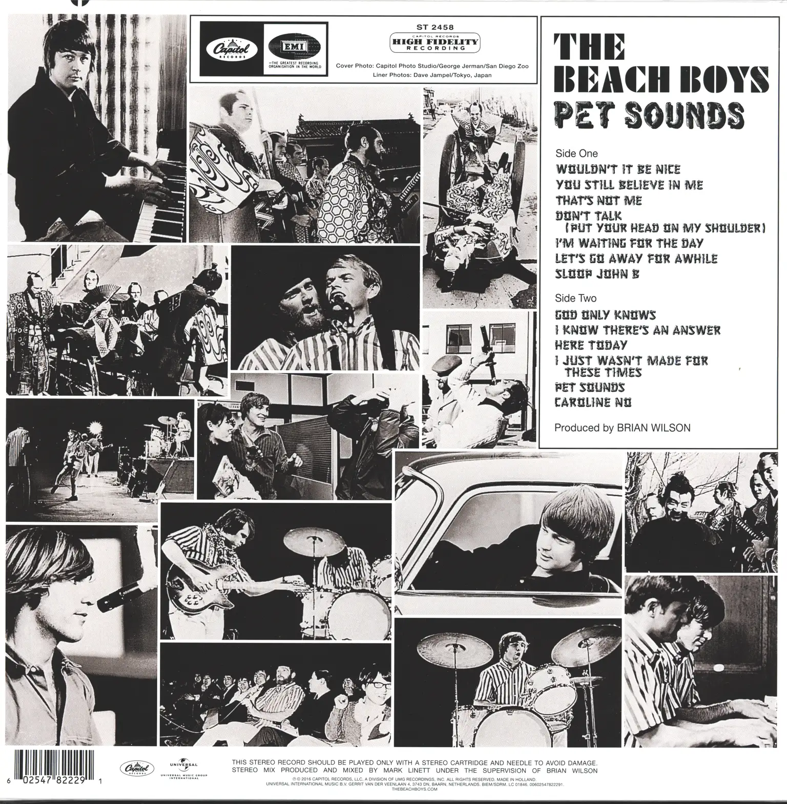 The Beach Boys: Pet Sounds, LP (Vinyl)