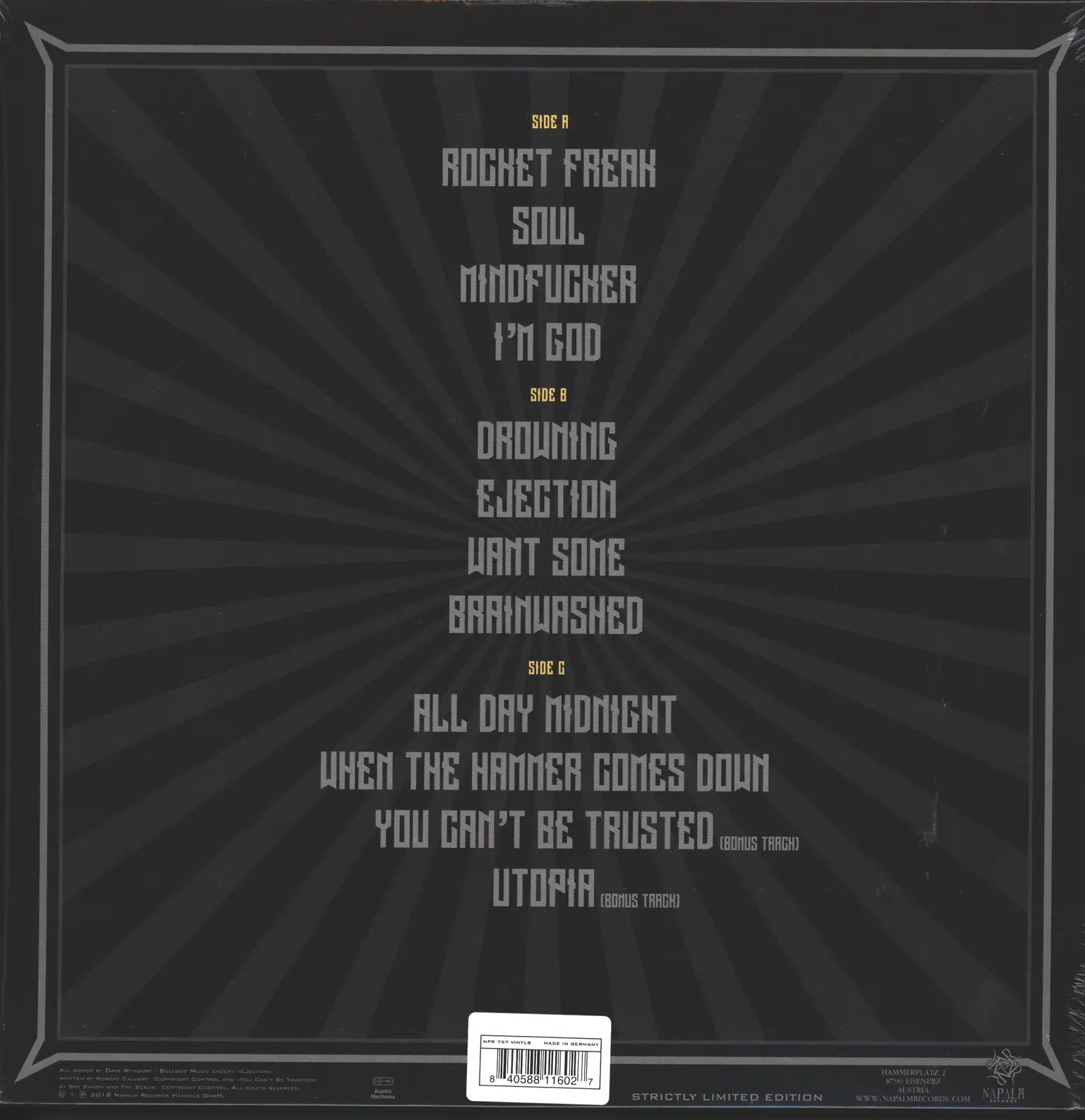 Monster Magnet: Mindfucker, 2×LP (Vinyl)