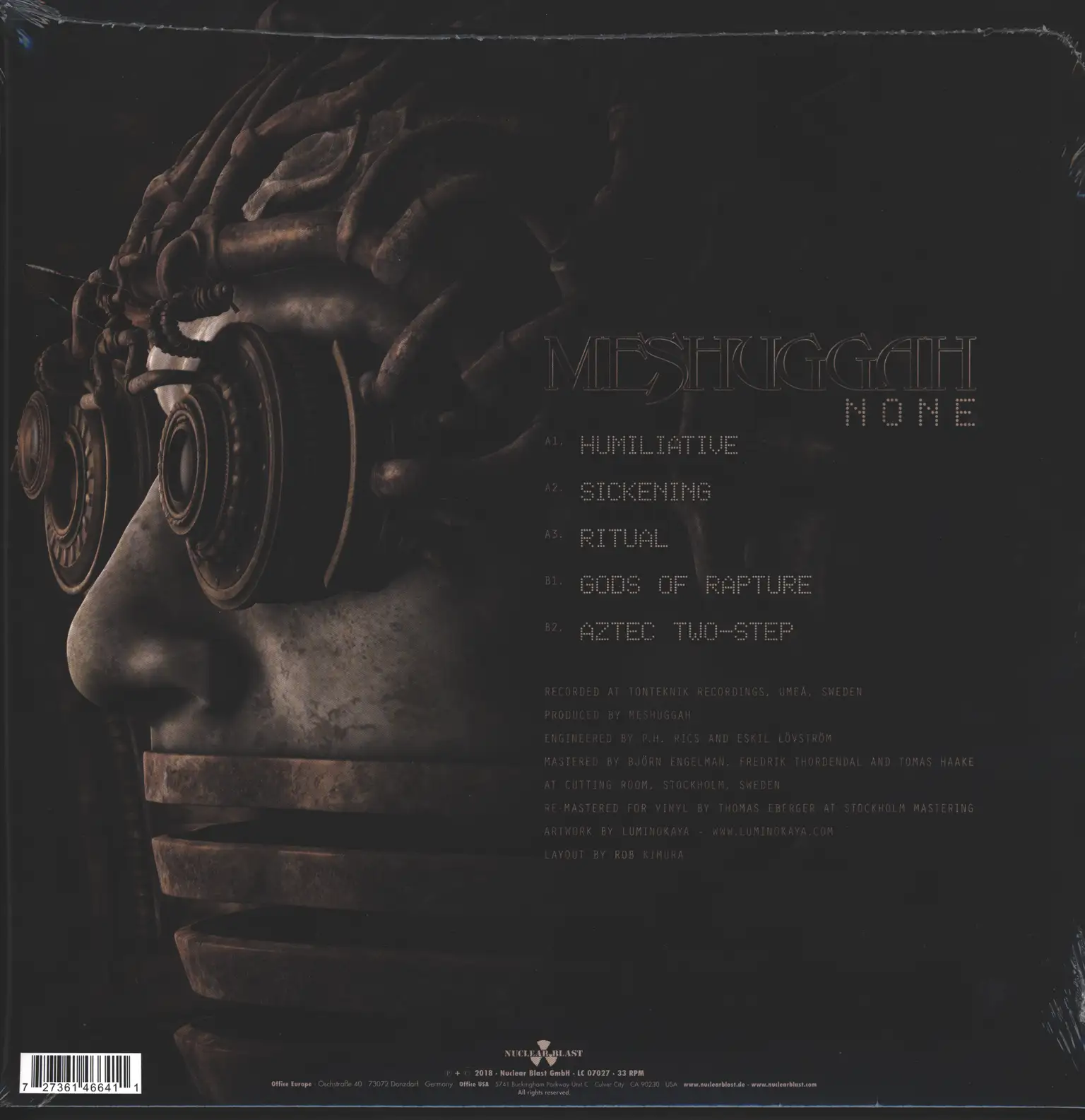 Meshuggah: None, LP (Vinyl)