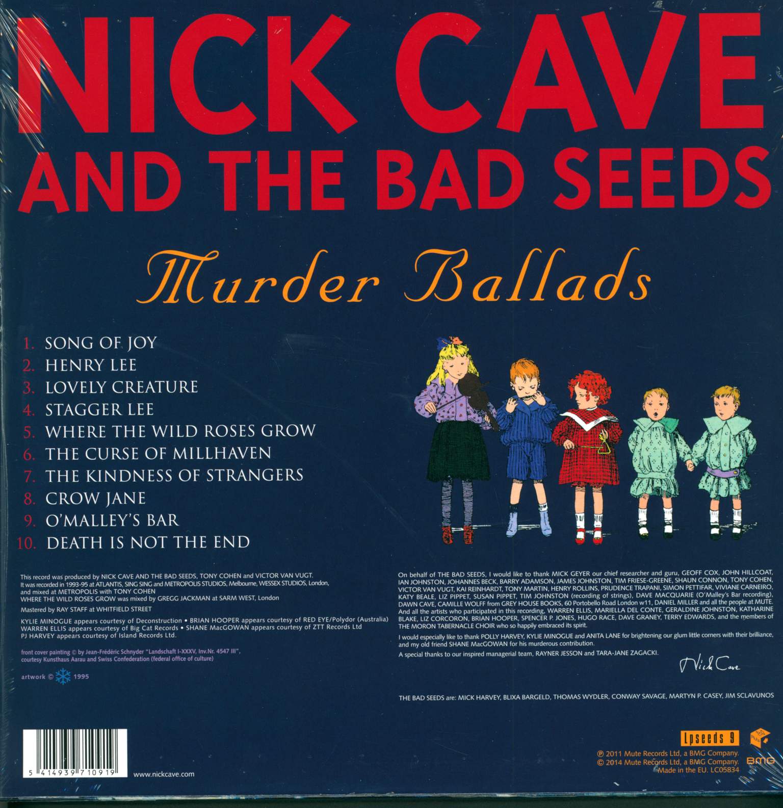 Nick Cave & The Bad Seeds: Murder Ballads, 2×LP (Vinyl)