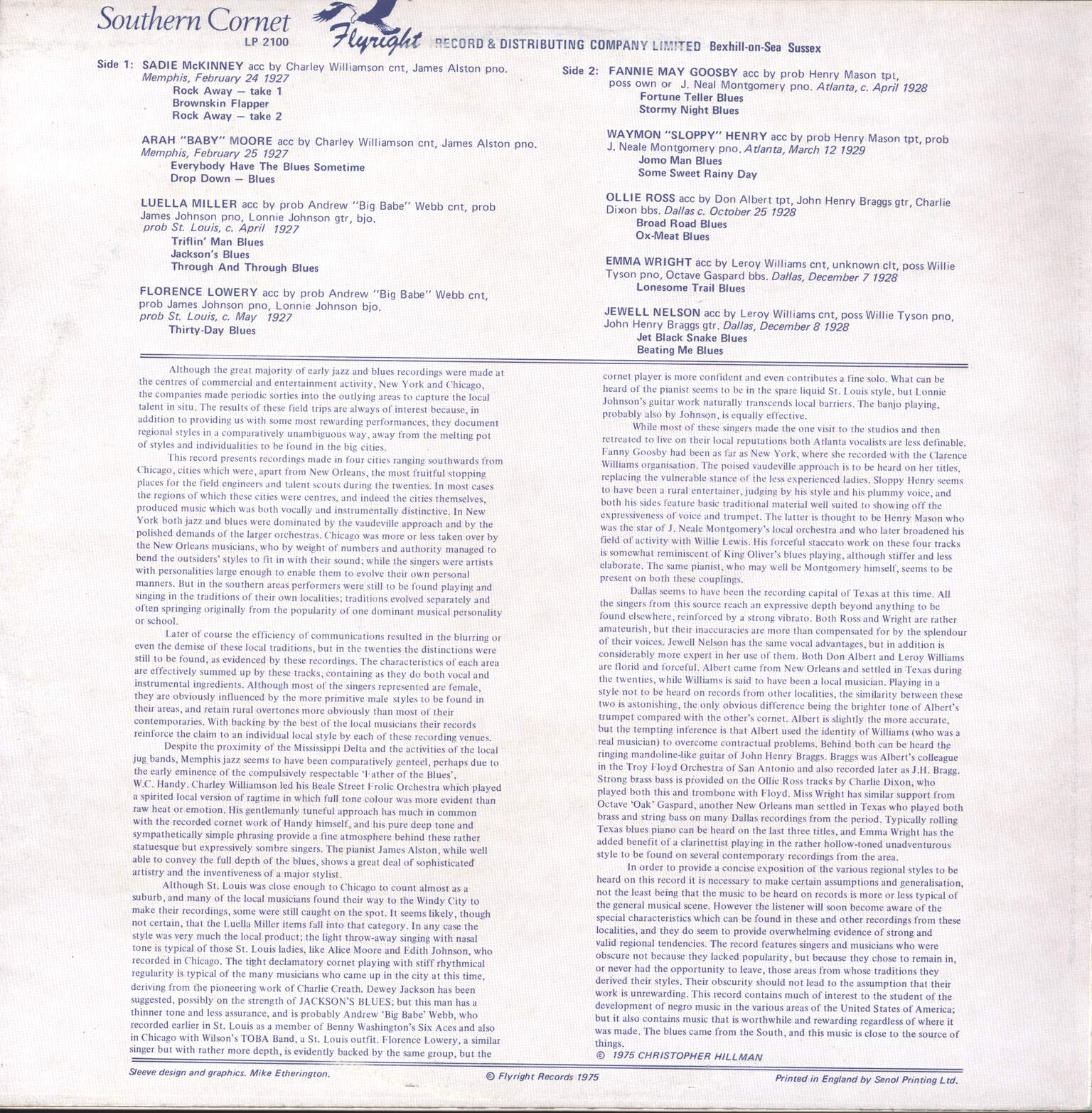 Various: Southern Cornet, LP (Vinyl)