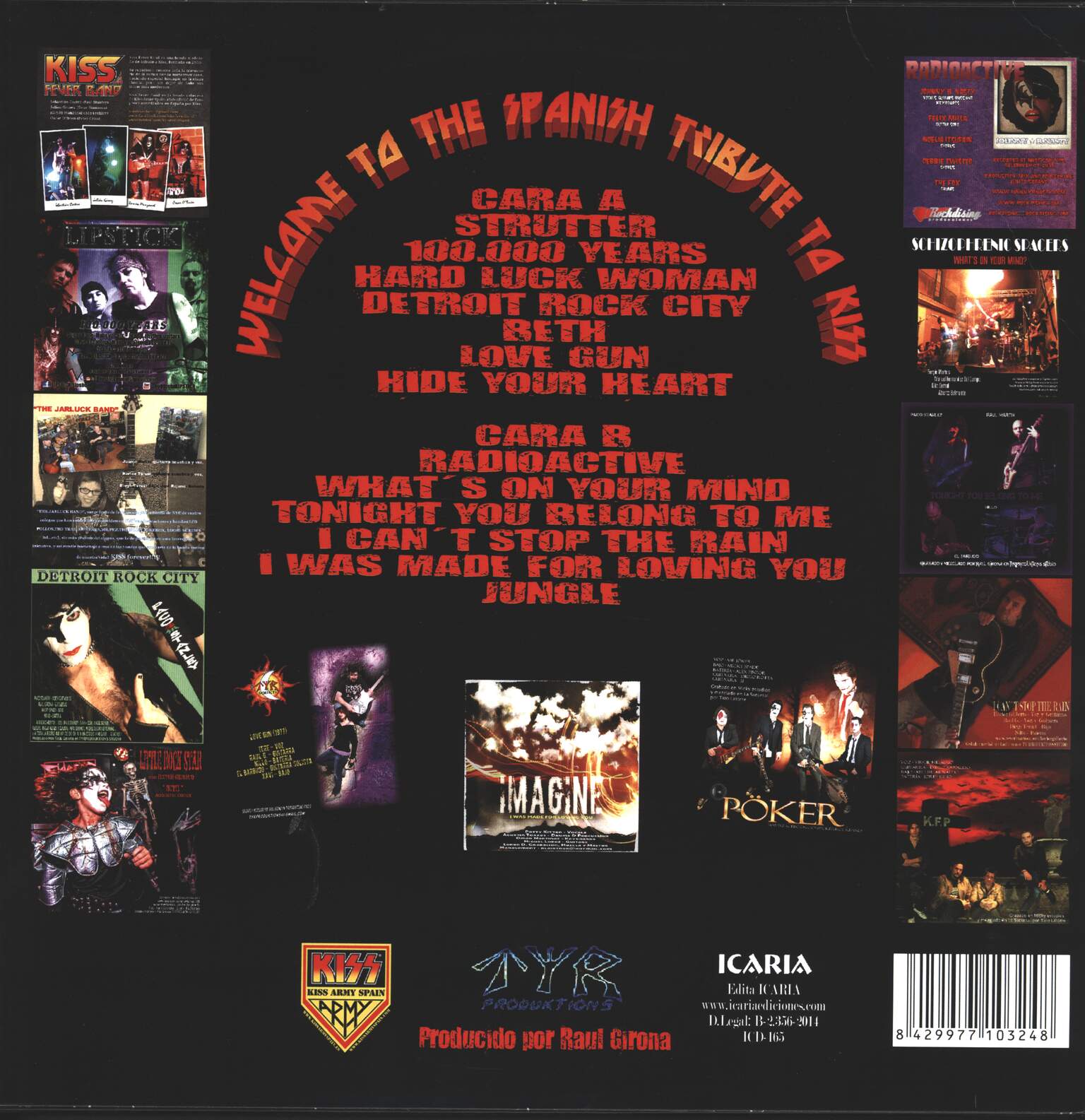 Various: Welcome To The Spanish Tribute To Kiss, LP (Vinyl)