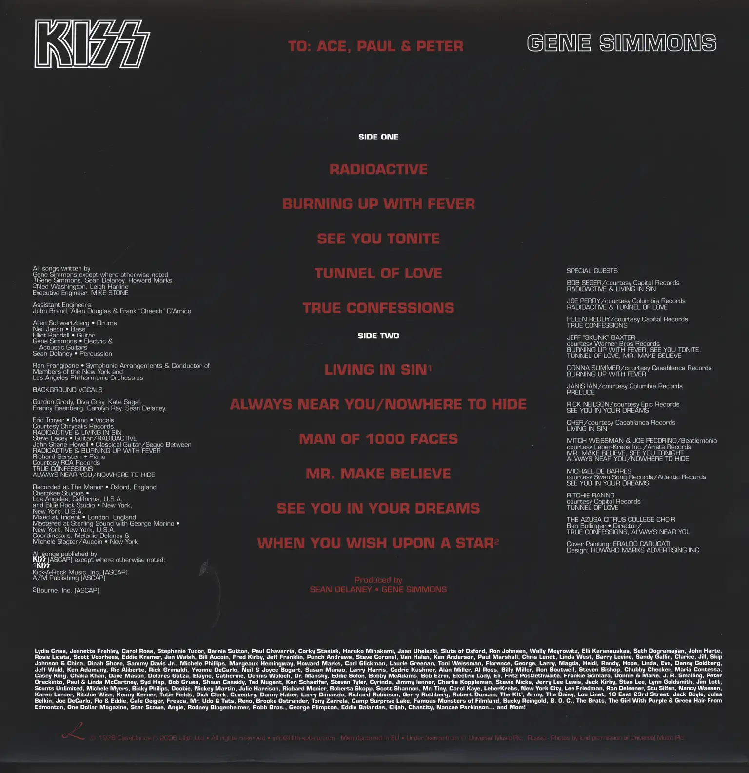 Kiss: Gene Simmons, LP (Vinyl)