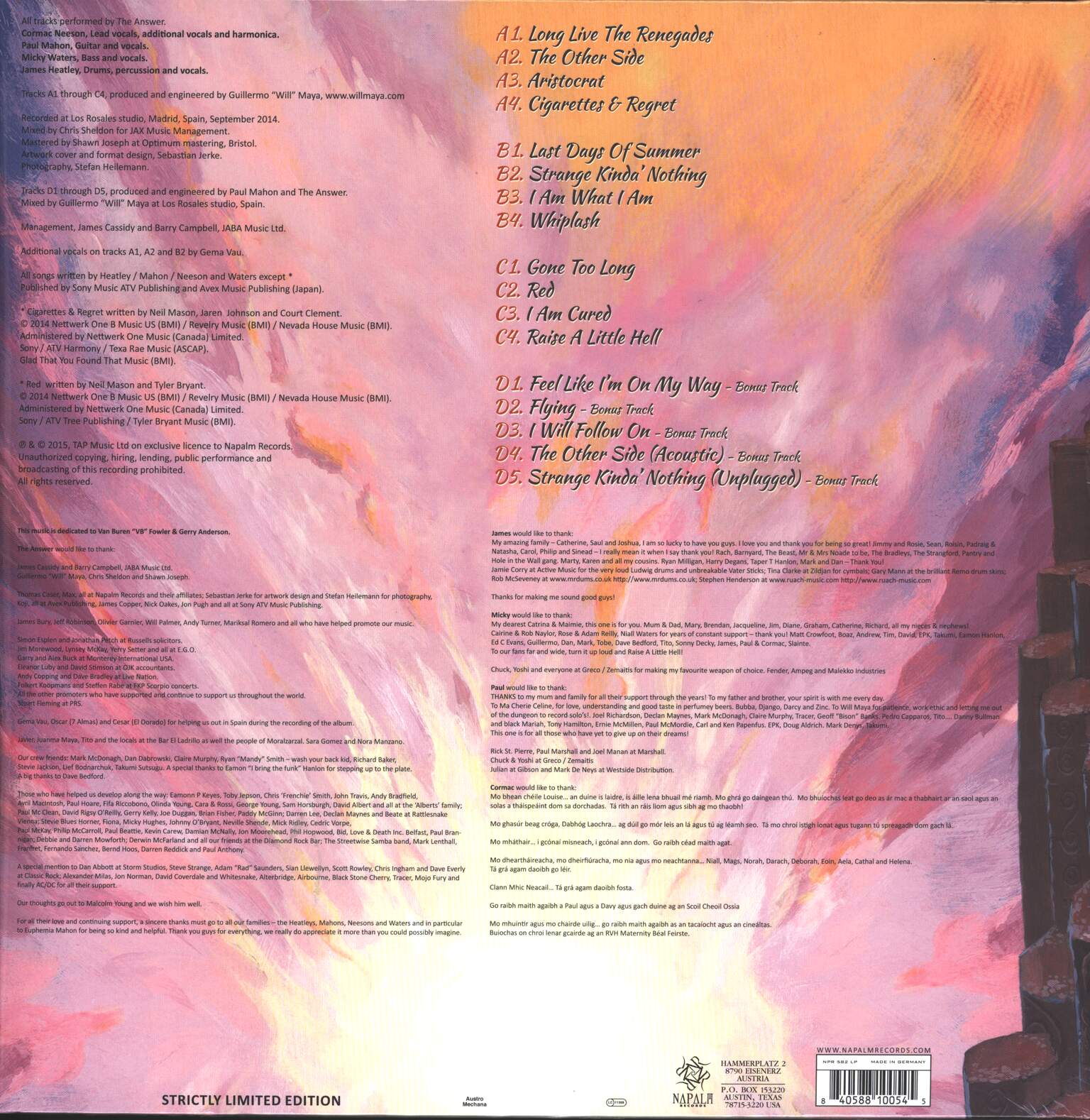 The Answer: Raise A Little Hell, 2×LP (Vinyl)