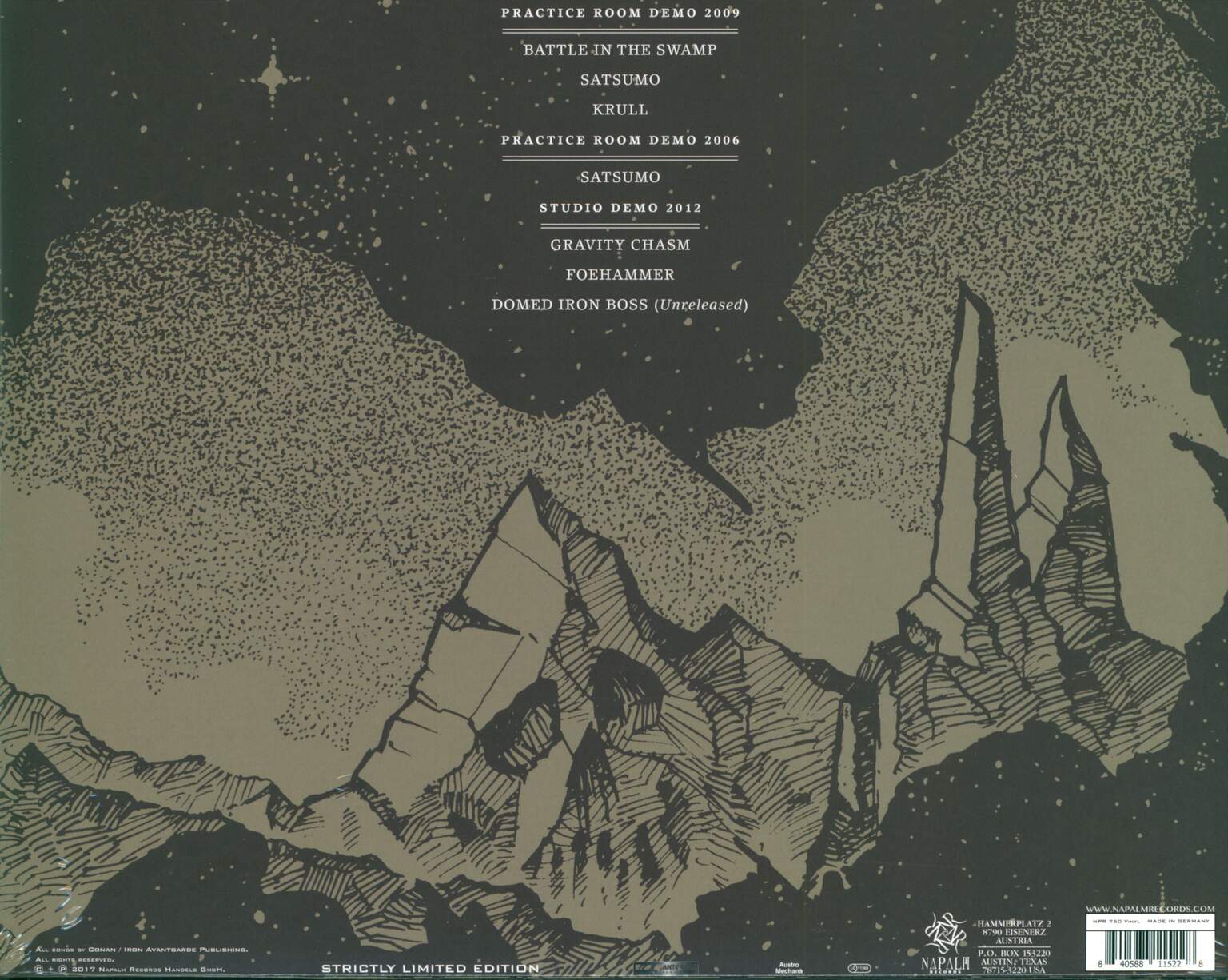 Conan: Man Is Myth, LP (Vinyl)