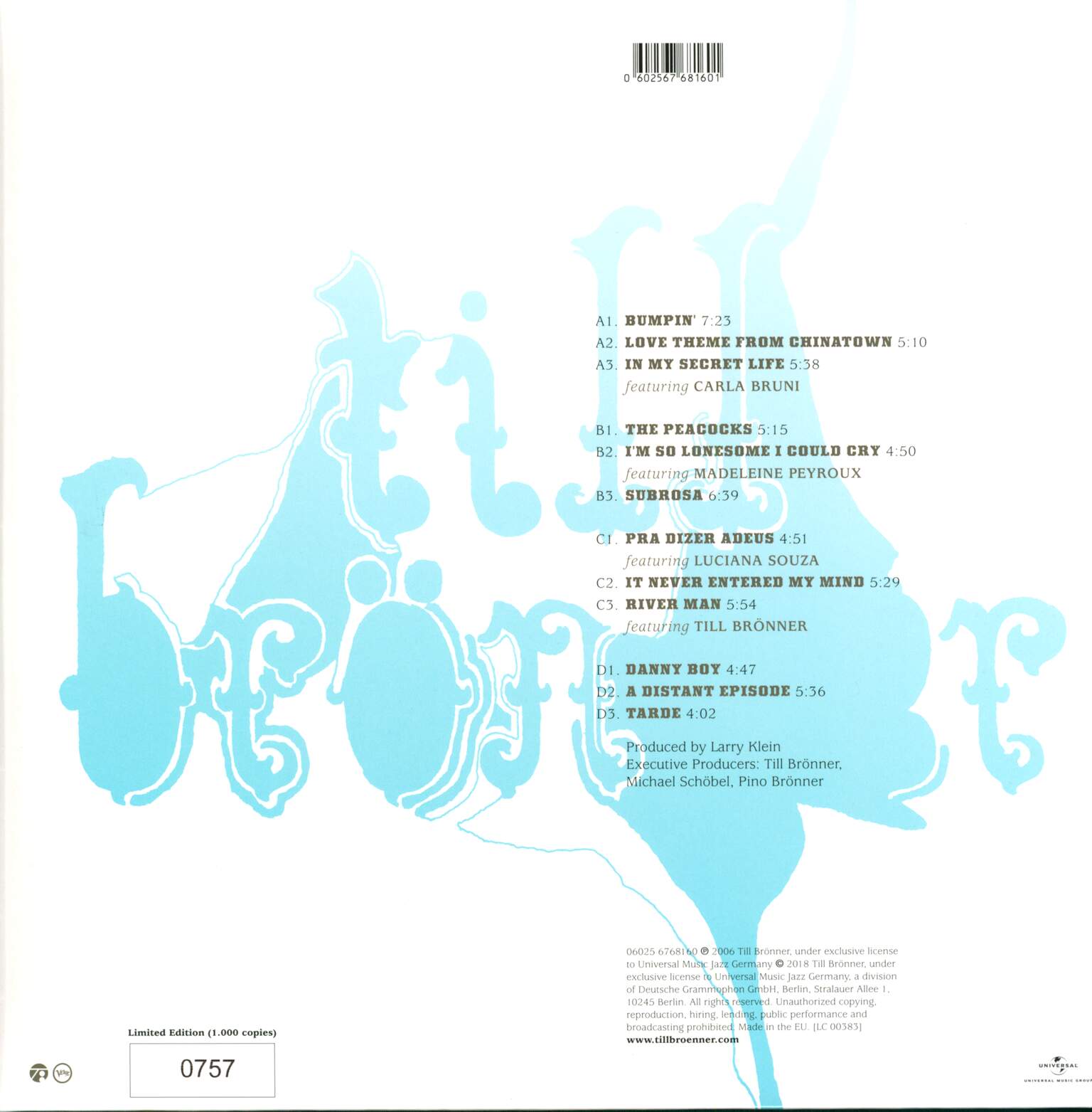 Till Brönner: Oceana, 2×LP (Vinyl)