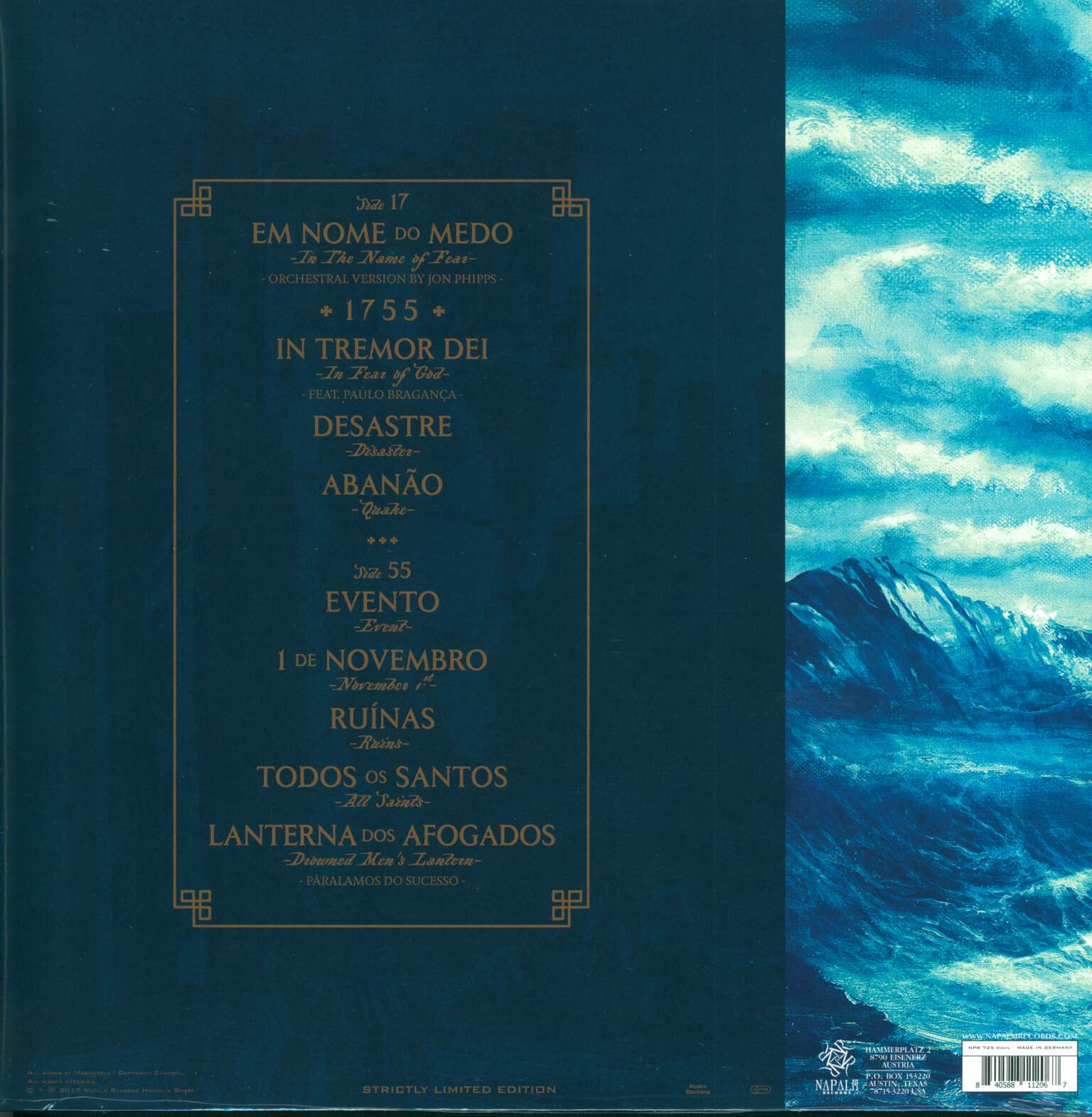 Moonspell: 1755, LP (Vinyl)