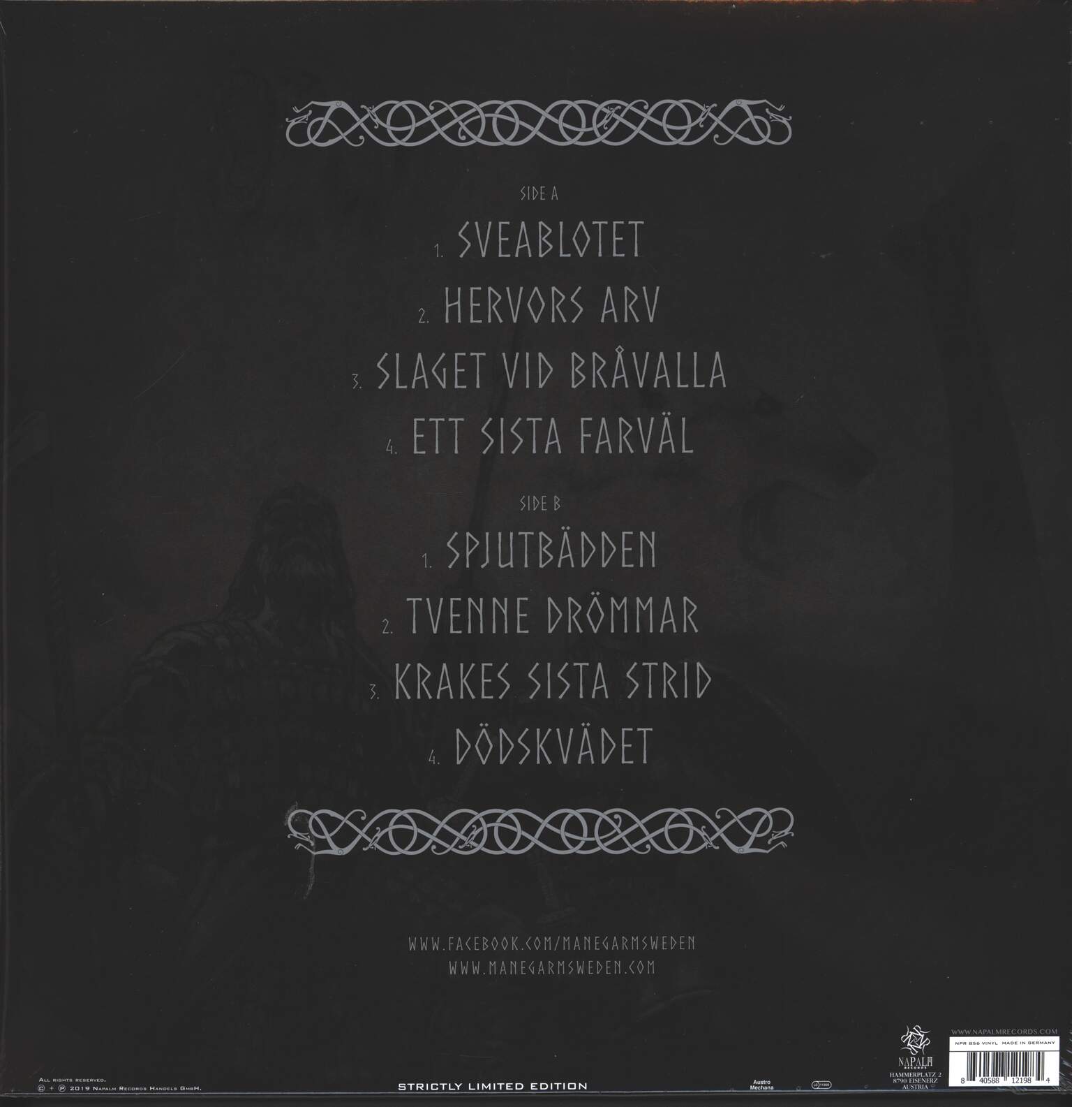 Månegarm: Fornaldarsagor, LP (Vinyl)