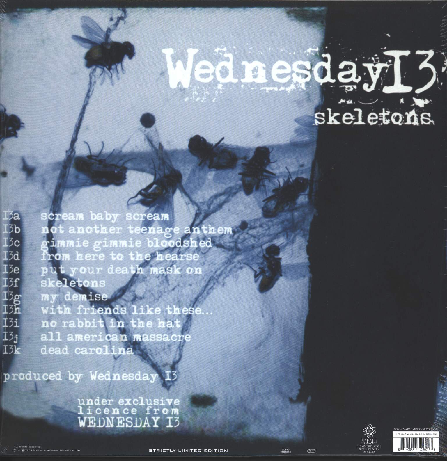 Wednesday 13: Skeletons, LP (Vinyl)