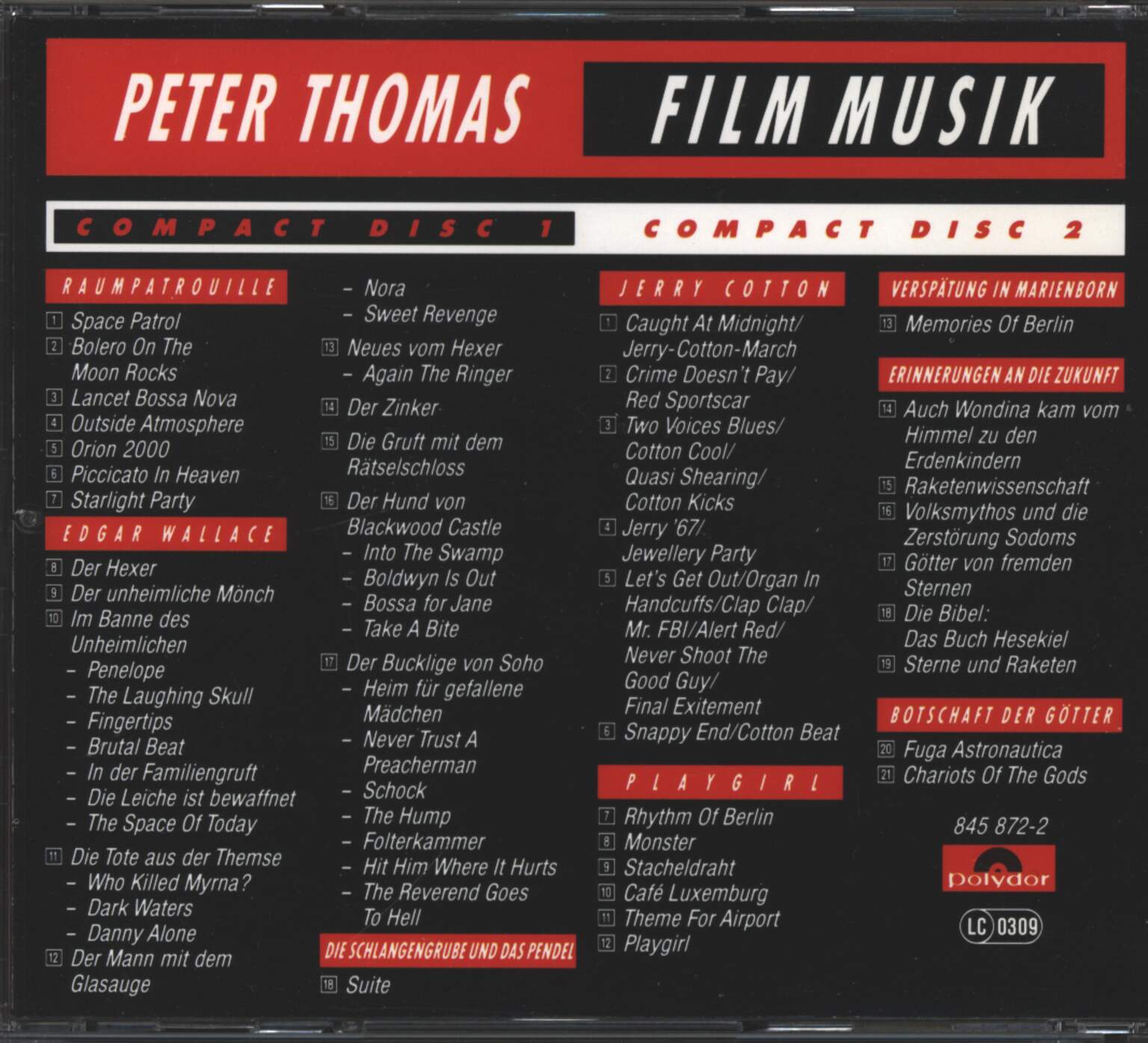 Peter Thomas: Film Musik, 2×CD
