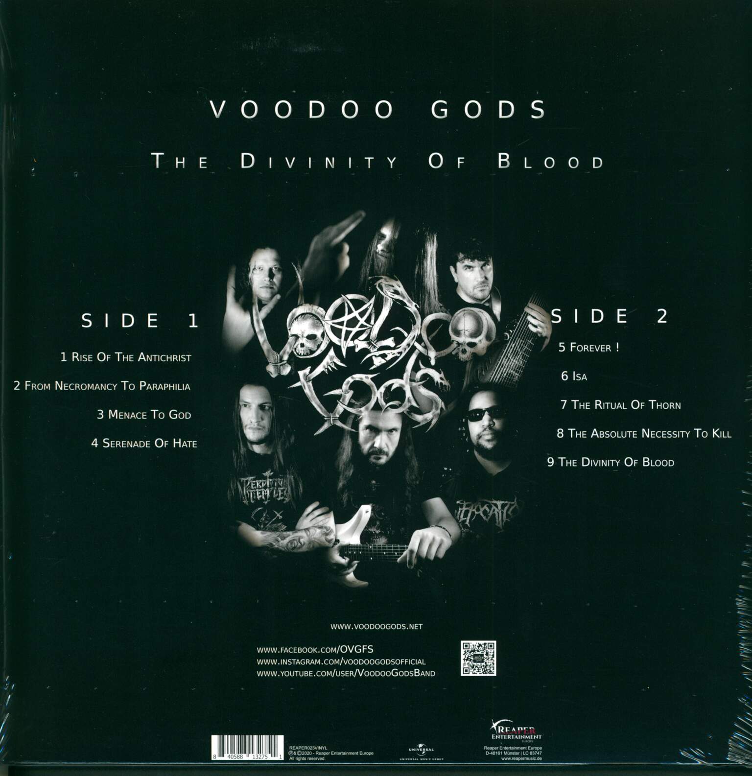 Voodoo Gods: The Divinity Of Blood, LP (Vinyl)