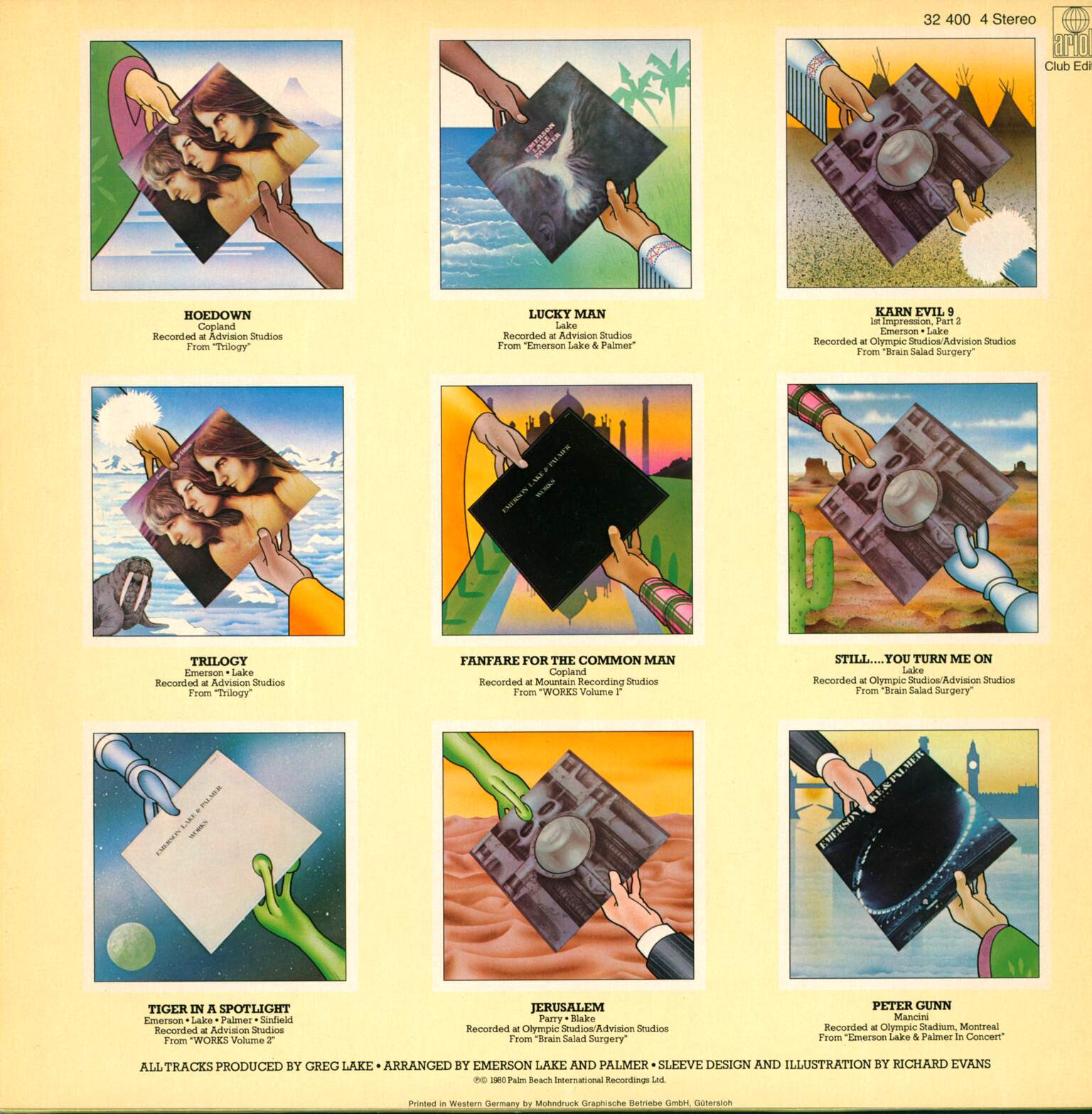 Emerson, Lake & Palmer: The Best Of Emerson Lake & Palmer, LP (Vinyl)