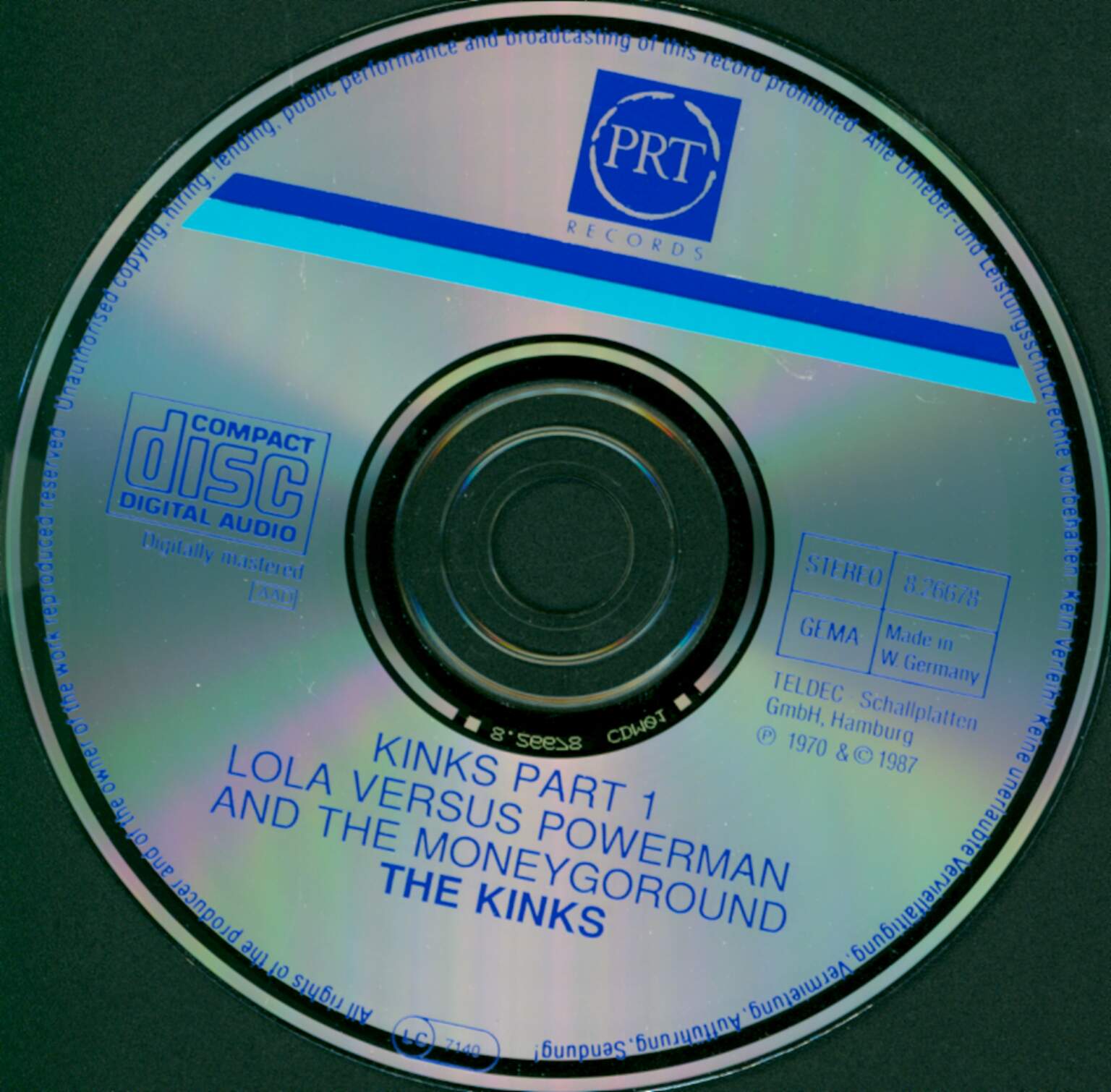 The Kinks: Kinks Part 1 Lola Versus Powerman And The Moneygoround, CD