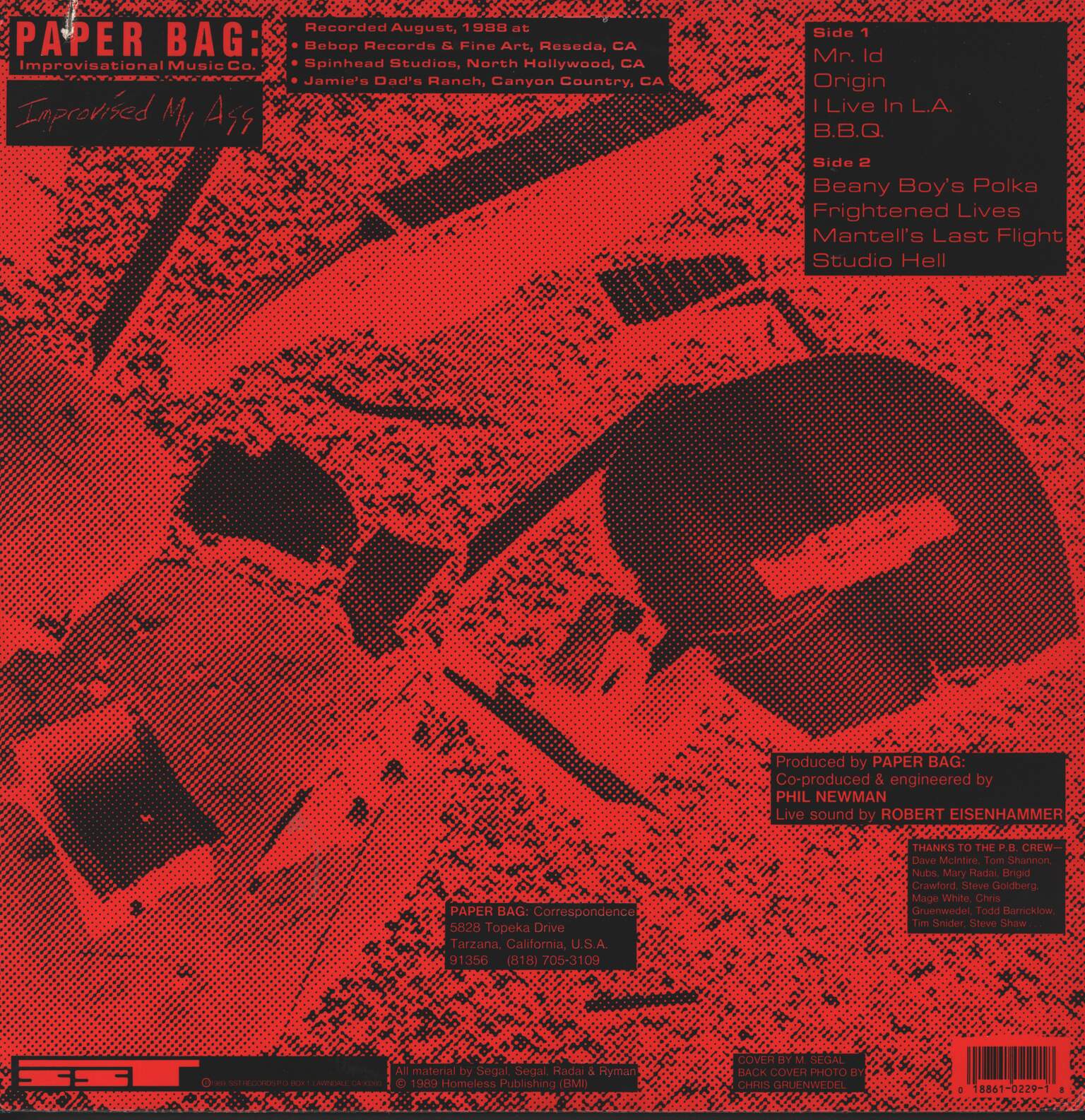 Paper Bag: Improvised My Ass, LP (Vinyl)