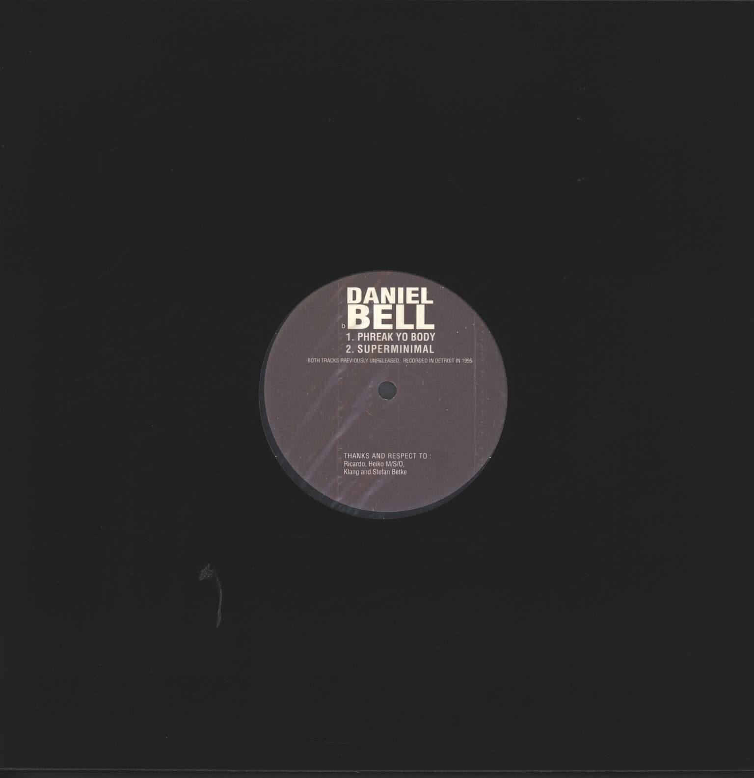 Daniel Bell: Blip, Blurp, Bleep EP, 12" Maxi Single (Vinyl)