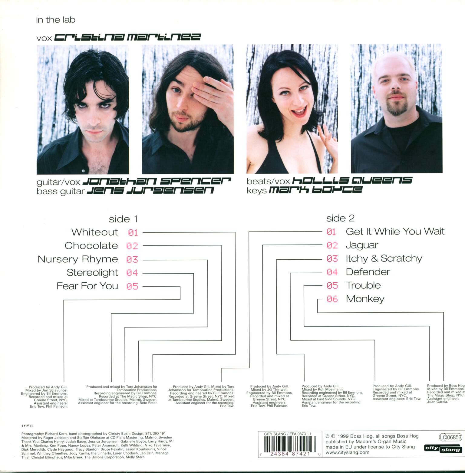 Boss Hog: Whiteout, LP (Vinyl)