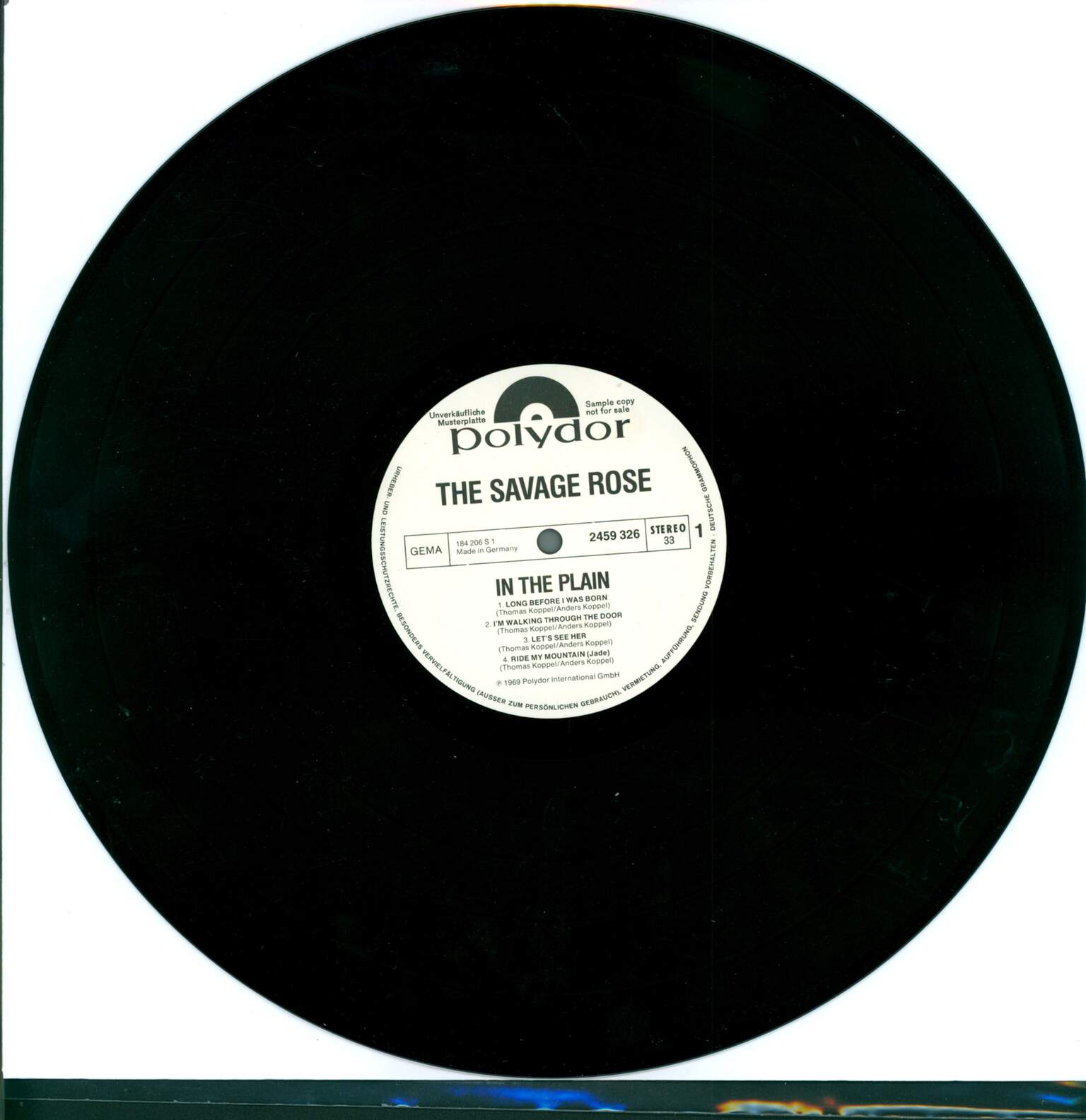Savage Rose: In The Plain, LP (Vinyl)